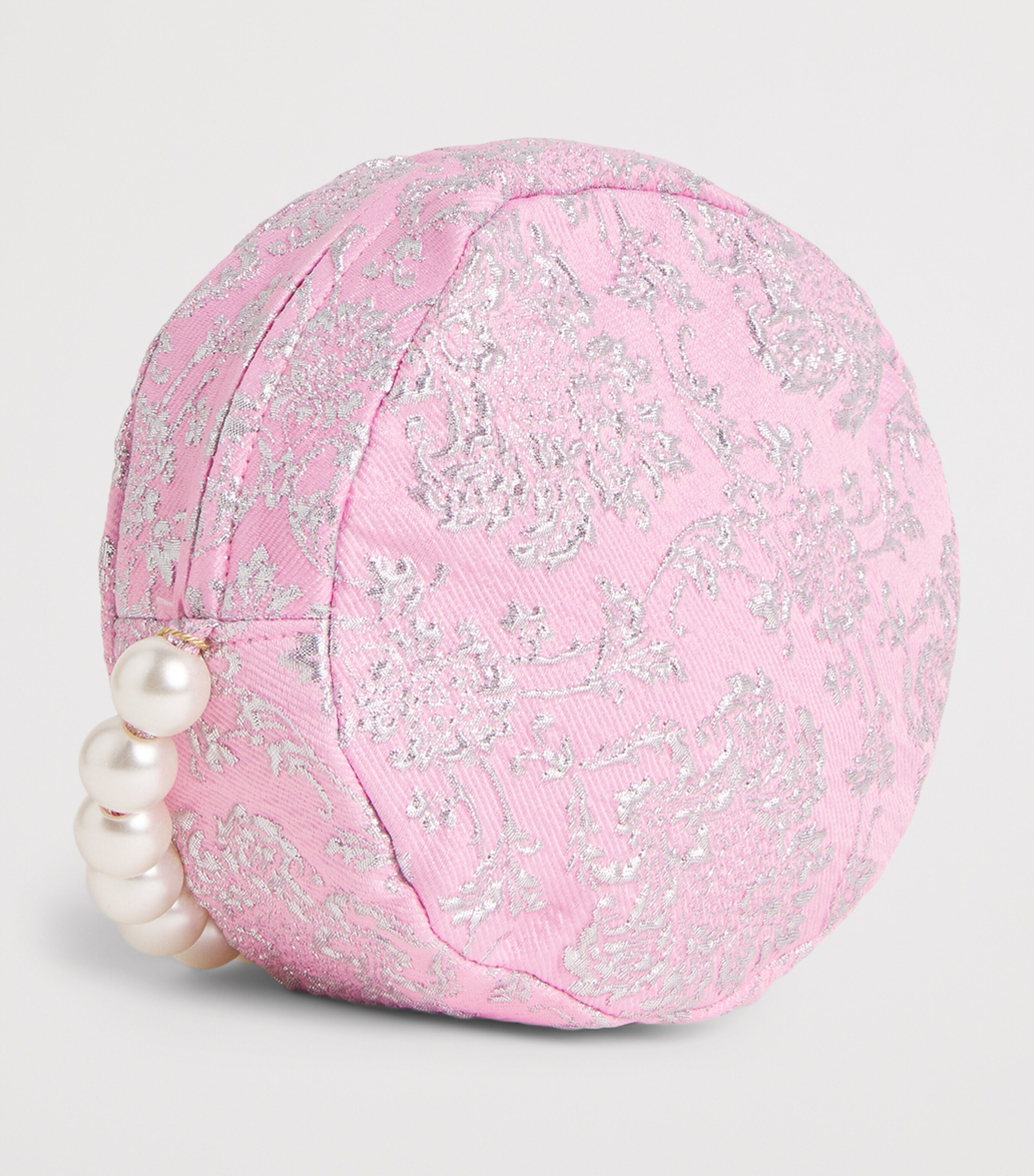 Mama Luma Jacquard Shoulder Bag Pink Image 2