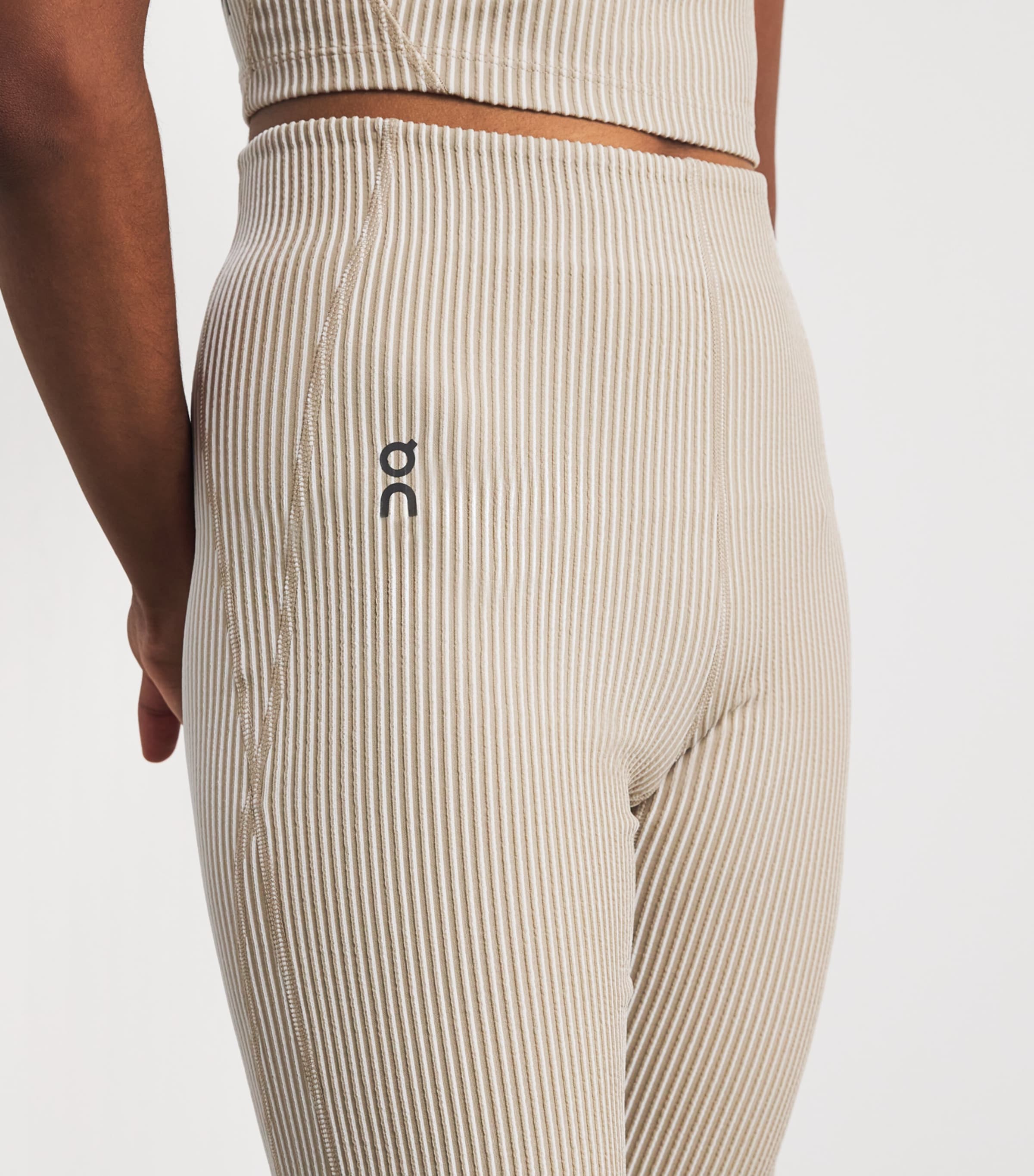 Ribbed All-Day Sweatpants DESERT | WHITE Image 6