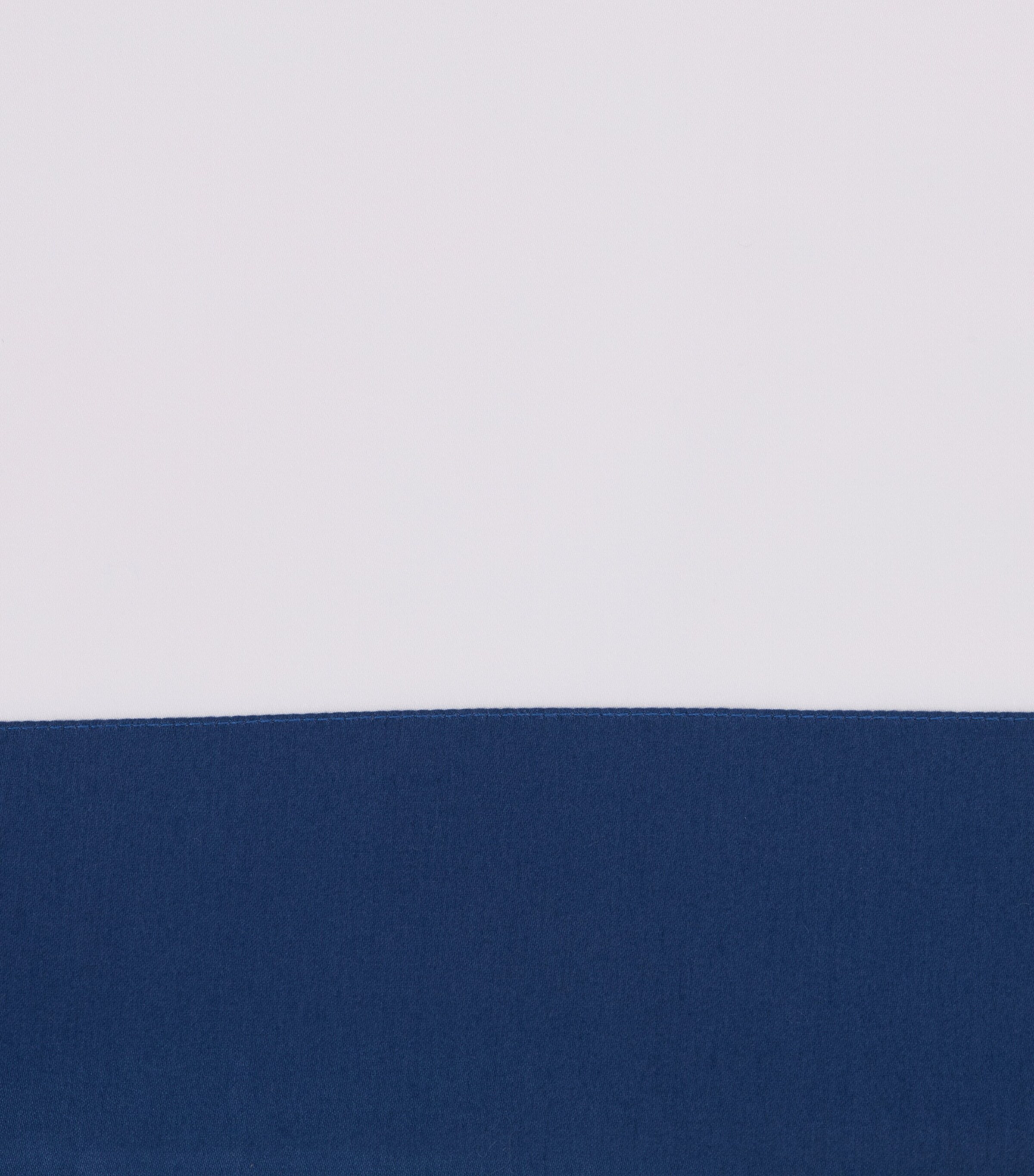 Frette Cotton Bold Duvet Cover (260cm x 240cm) Milk/indigo B Image 6