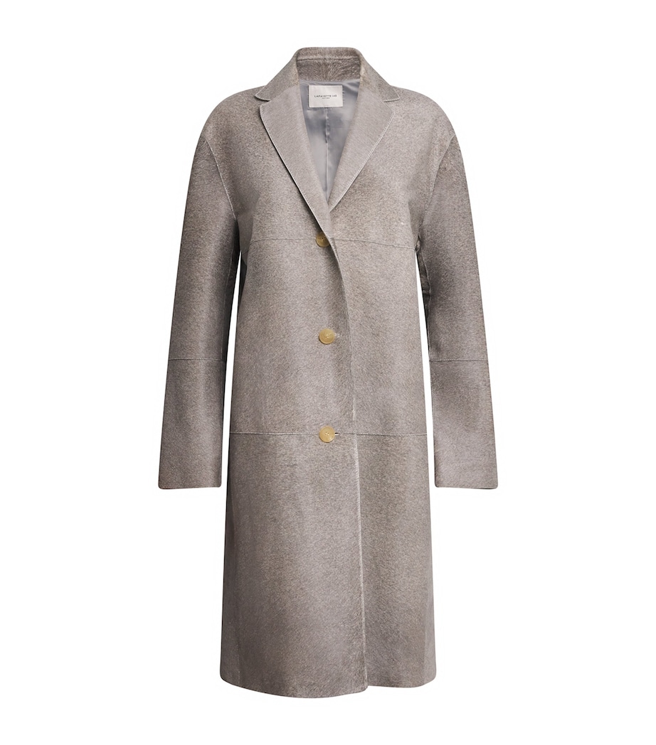 Cowhide Overcoat 0001368 RAINDROP Image 1