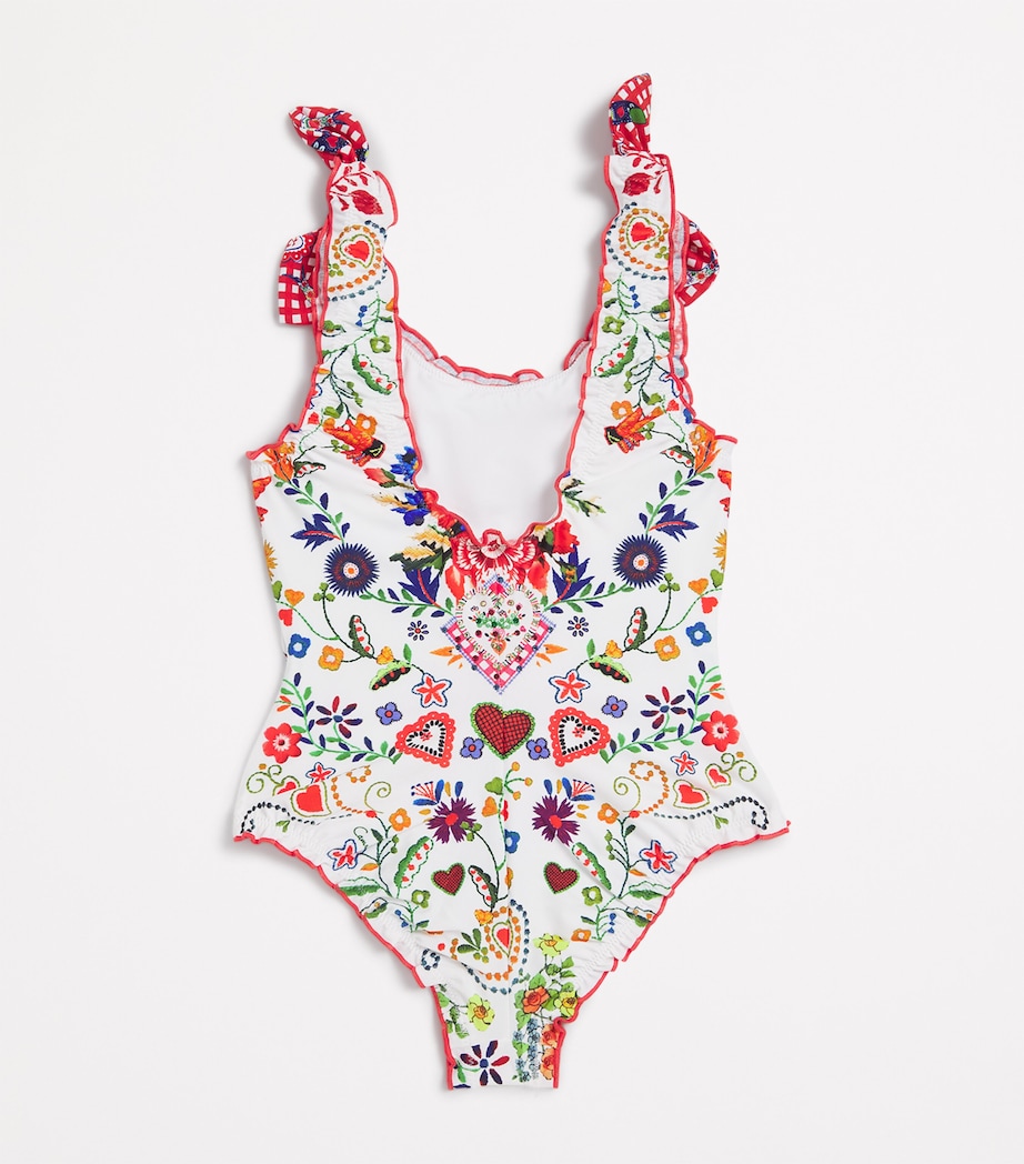 Embellished Faith, Luck & Justice Swimsuit (12-14 Years) FATHJUST Image 2