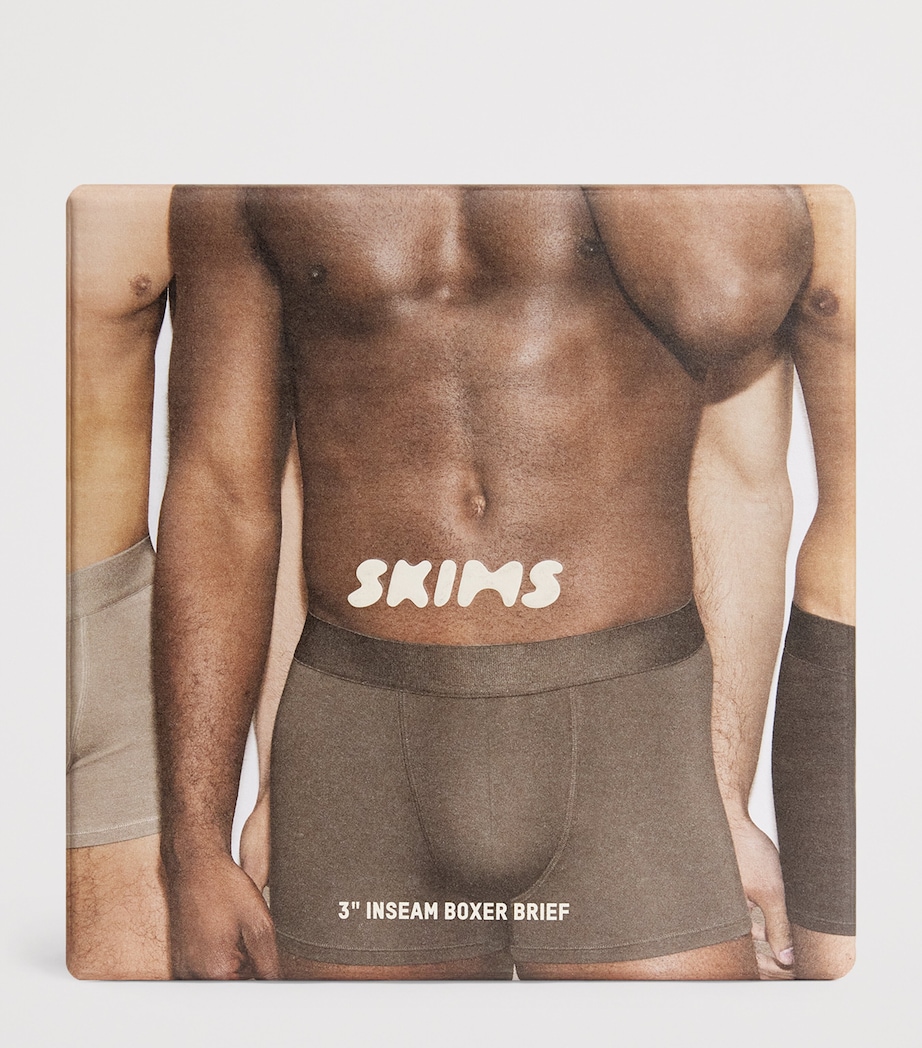 Skims Mens Stretch Boxer Briefs (Pack of 3) Bo Bbr Rvnmult Image 4