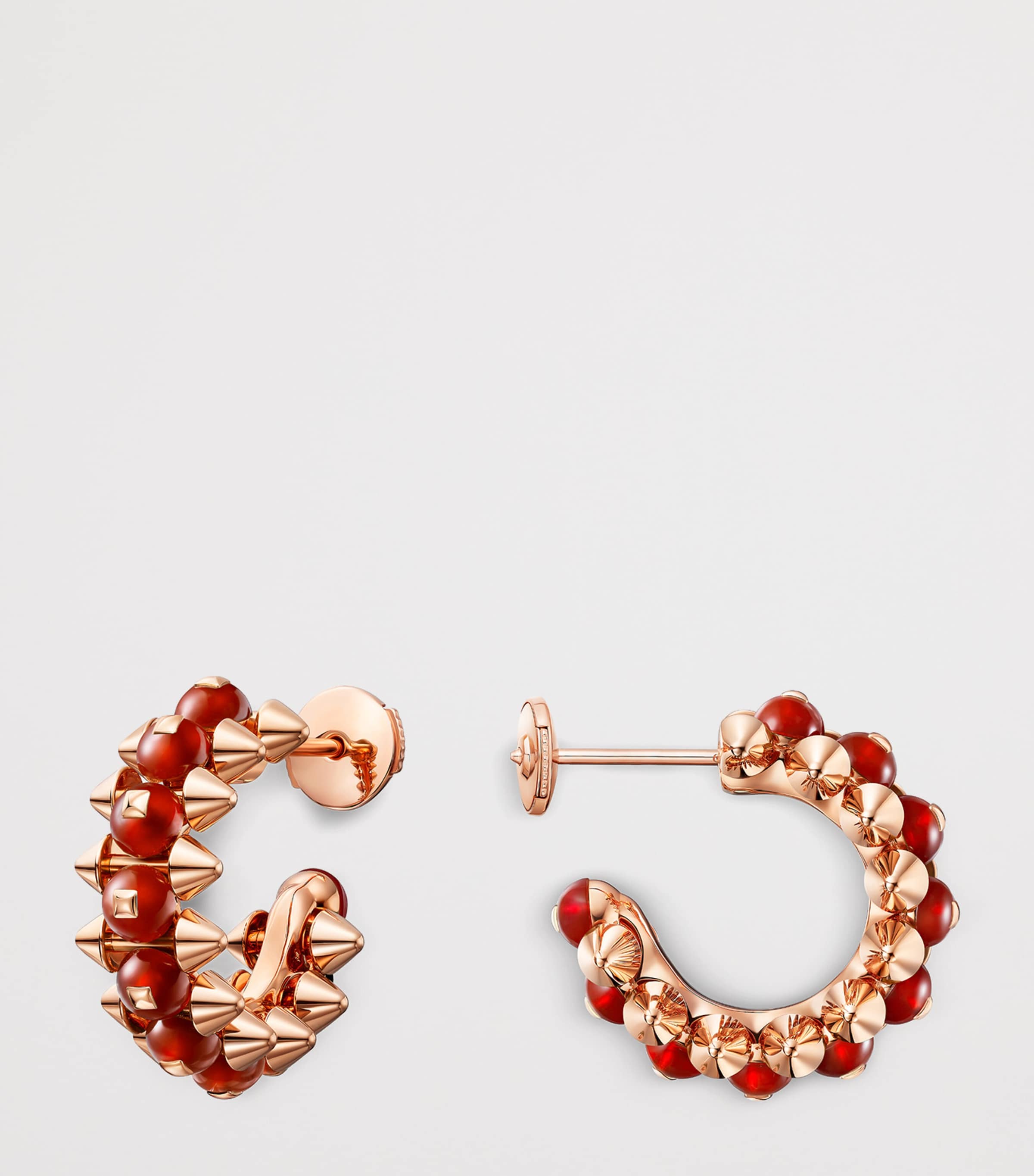 Cartier Rose Gold and Agate Clash de Cartier Hoop Earrings Rose Gold Image 3