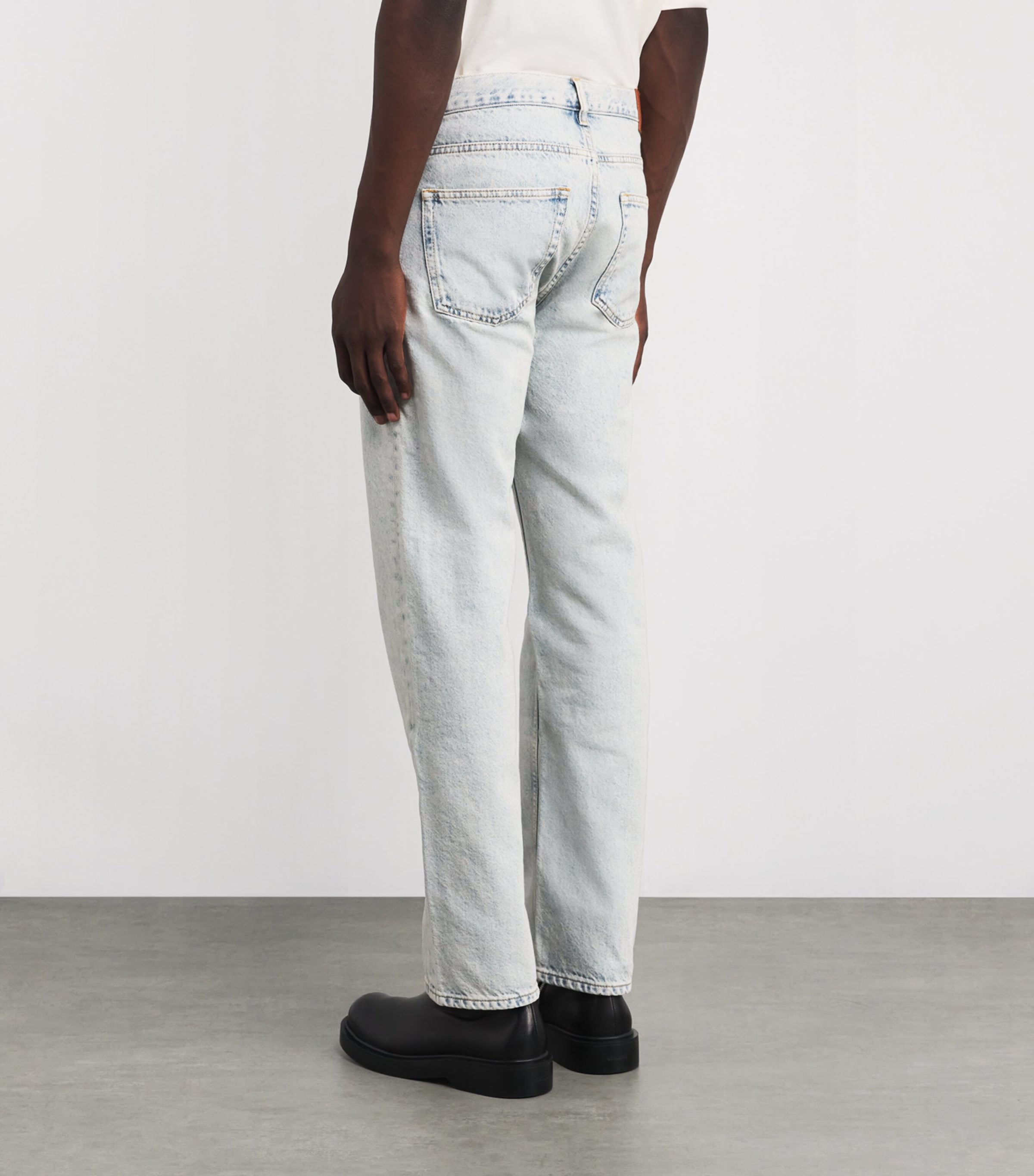 Faded Straight Jeans BLUE VINTAGE - DENIM Image 4