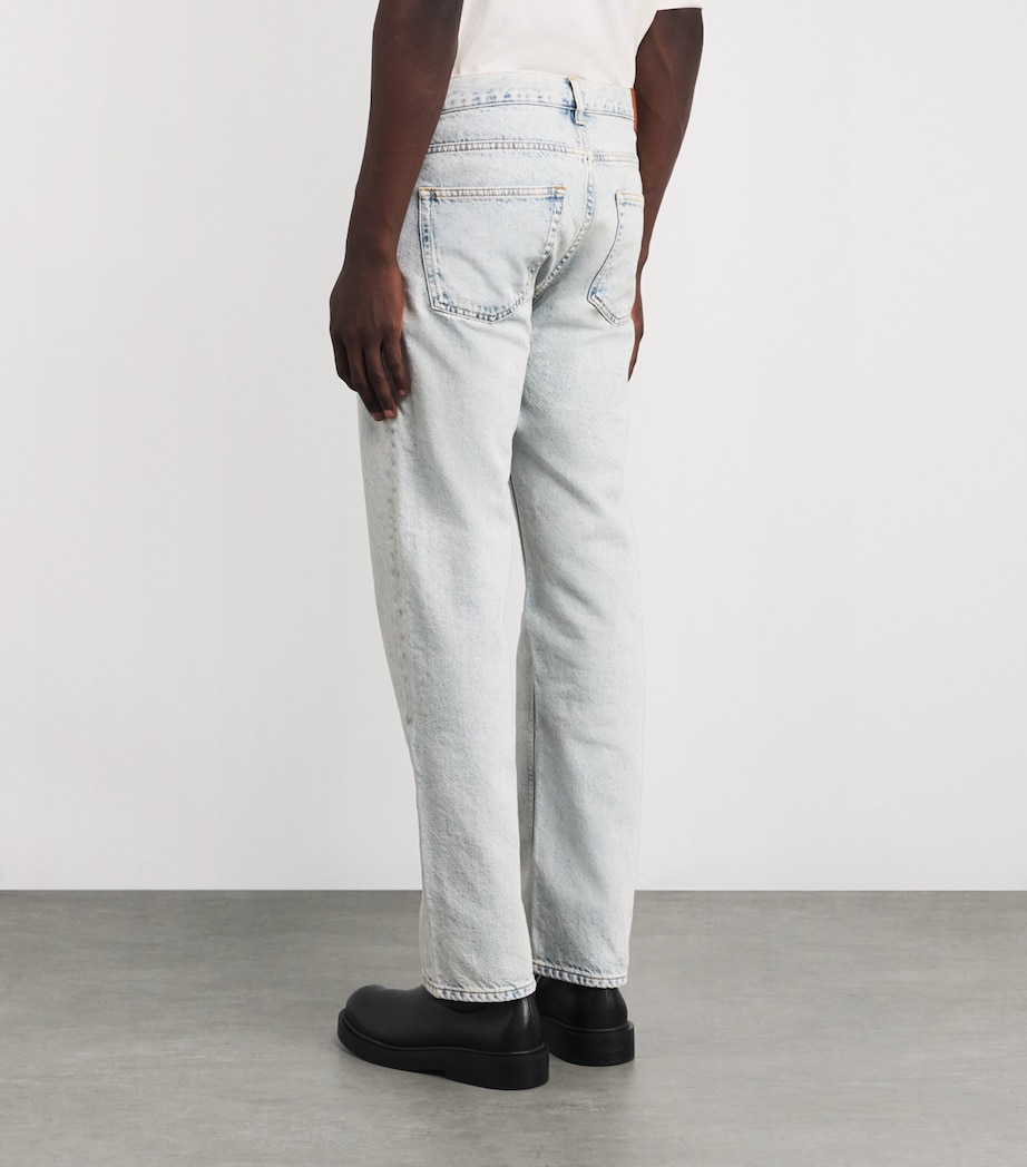 Faded Straight Jeans BLUE VINTAGE - DENIM Image 4