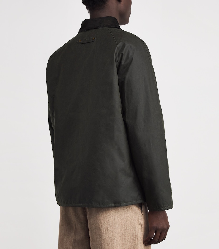 Short Waxed Lorden Mac Jacket OL99 OLIVE Image 4