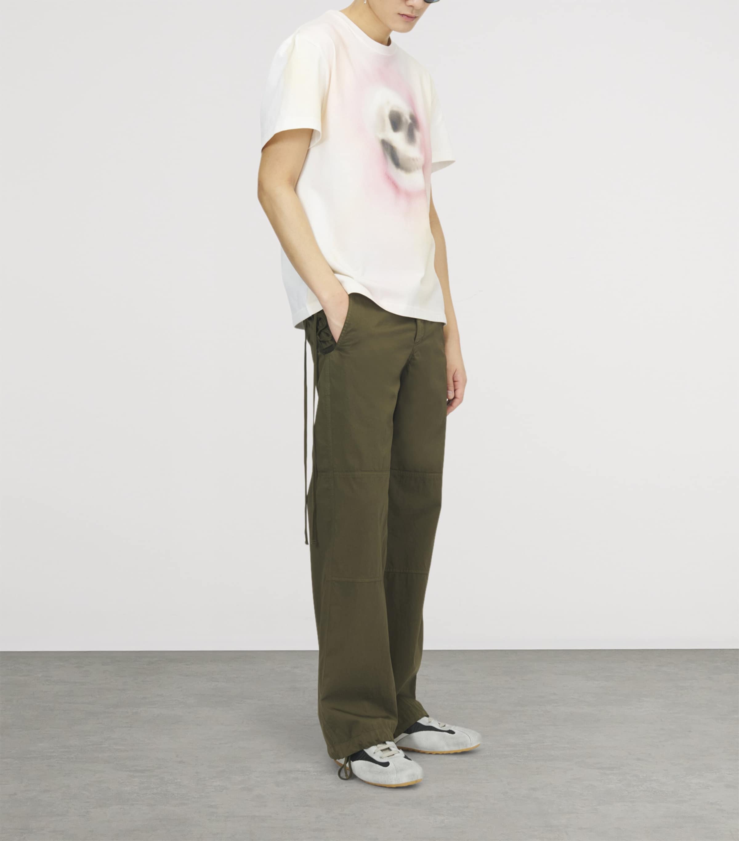McQueen Mens Lace-Up Trousers Image 4