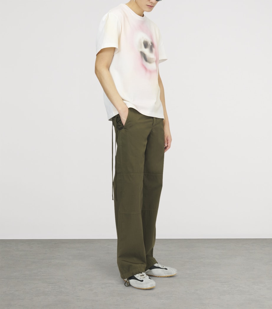 McQueen Mens Lace-Up Trousers Image 4