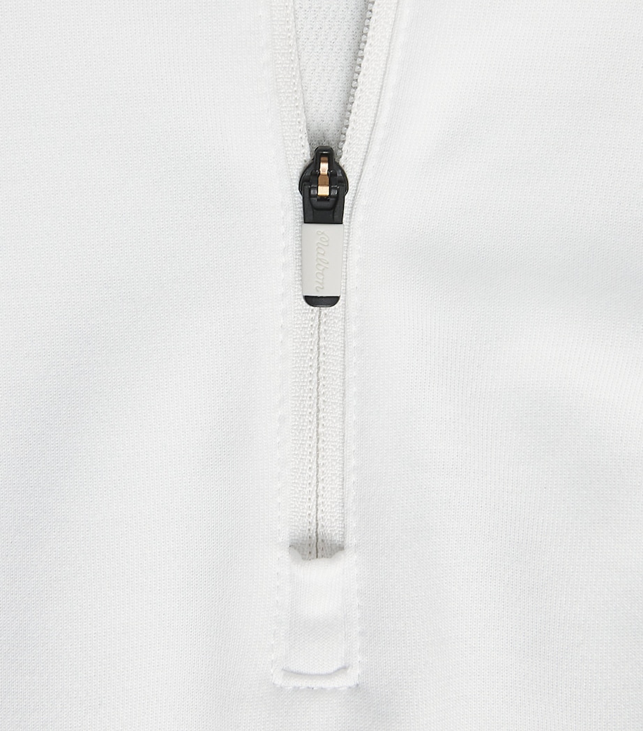 Malbon Golf Mens Flyer Mid Layer White Image 6