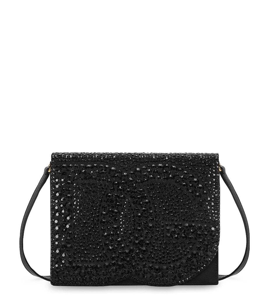 Embellished Logo Cross-Body Bag 8S485-BLACK/JET Image 1