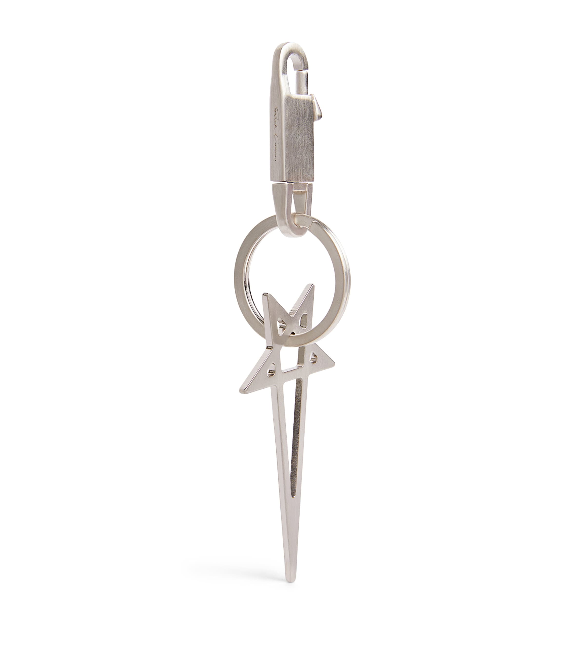 Pentagram Keyring 128 PALLADIO SILVER Image 2