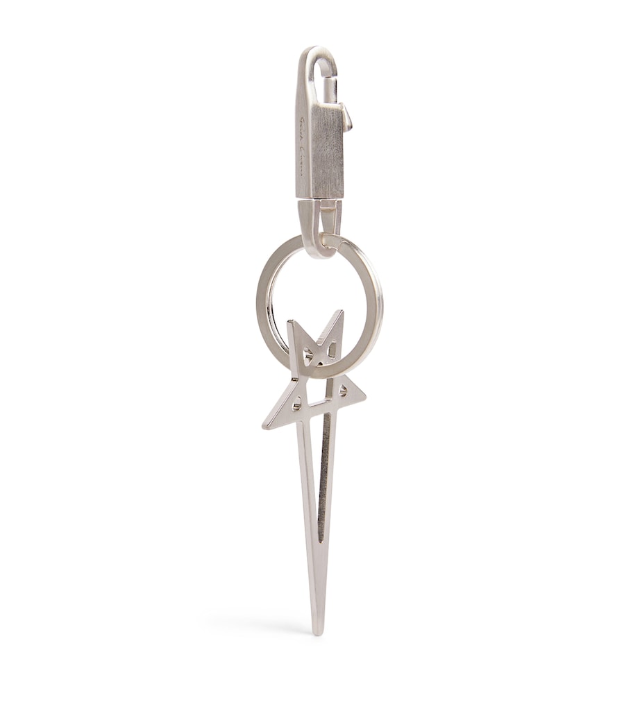 Pentagram Keyring 128 PALLADIO SILVER Image 2