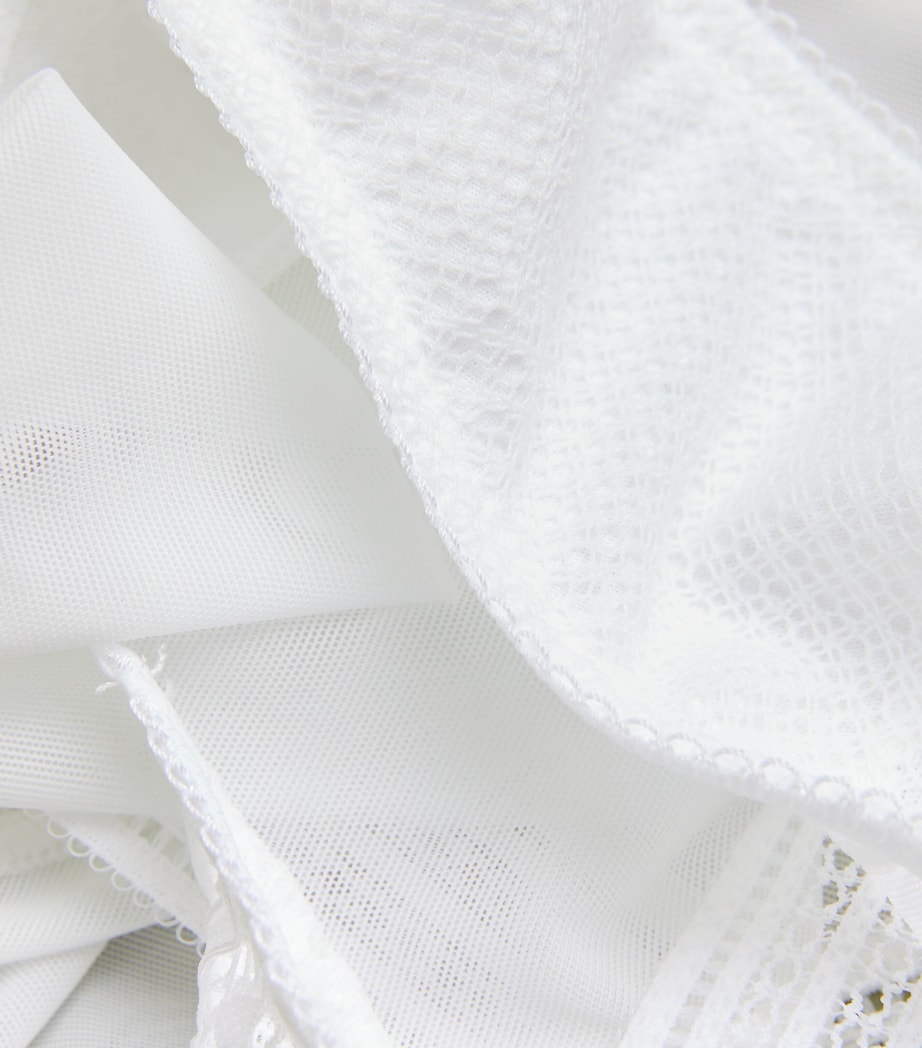 Lace-Trim Raffine Briefs WHITE (WHE) Image 4