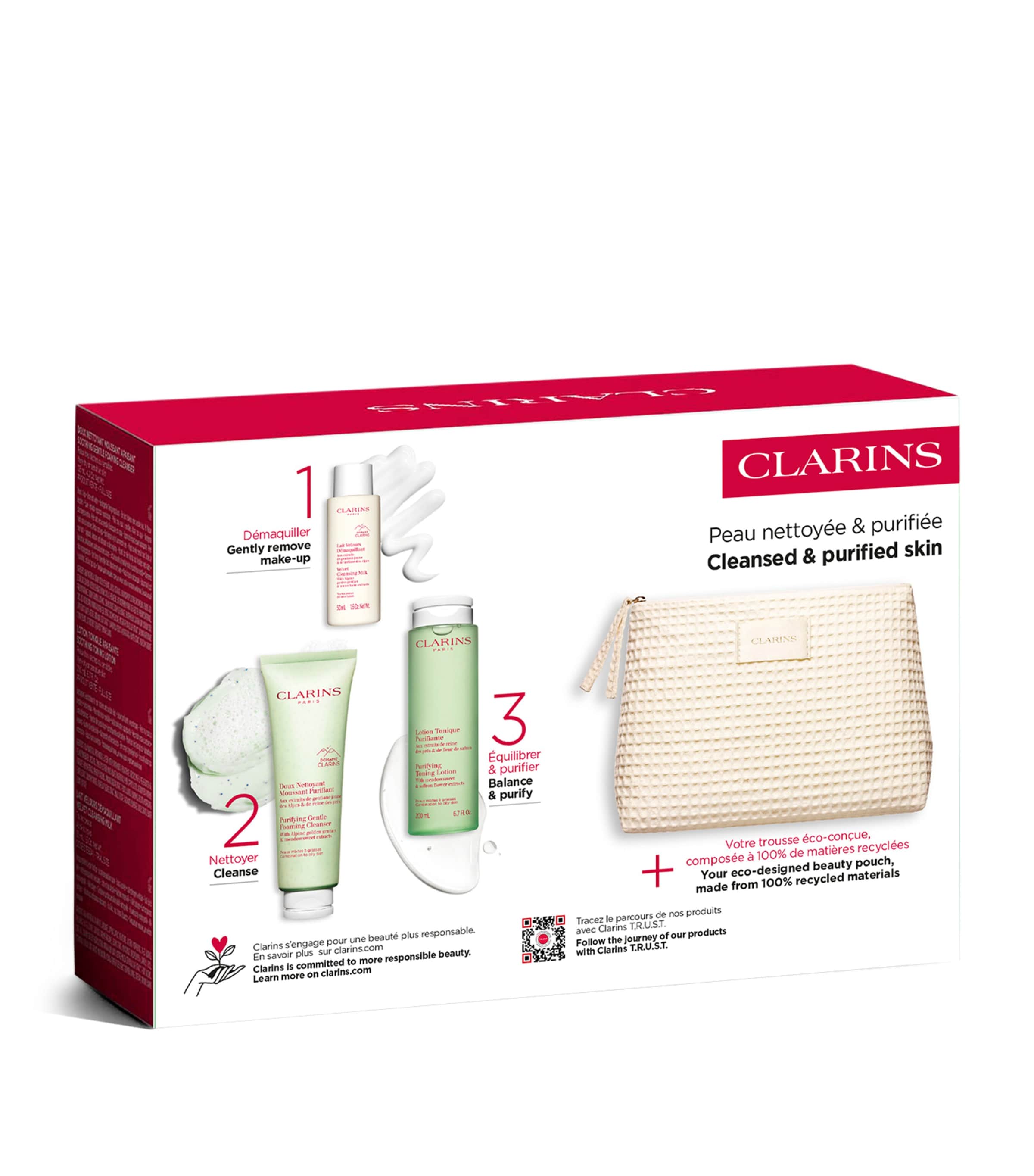 Clarins My Cleansing Essentials - Combination to Oily Skin Gift Set NO COLOUR Image 4