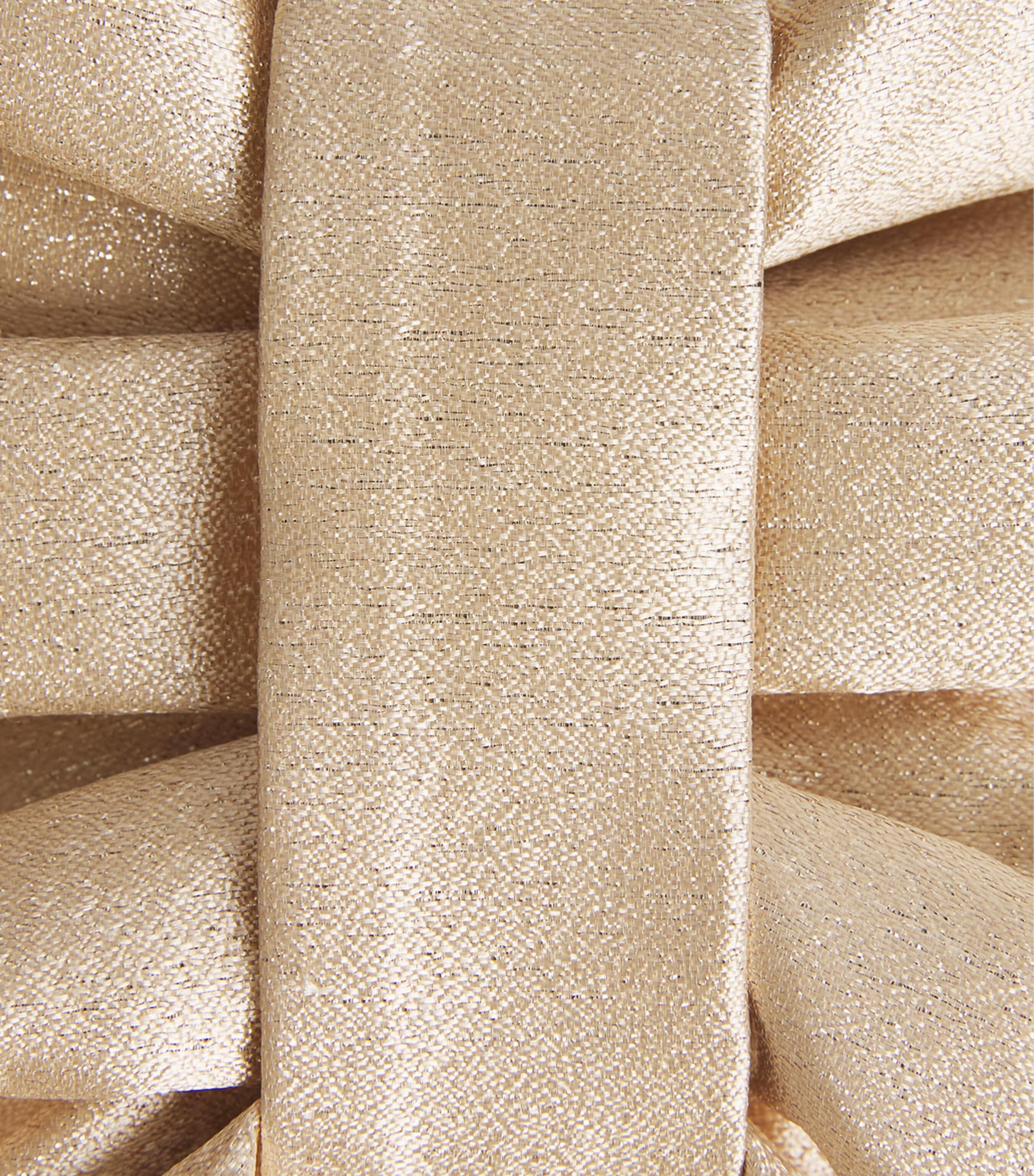 Metallic Bow Shoulder Bag GOLD Image 4