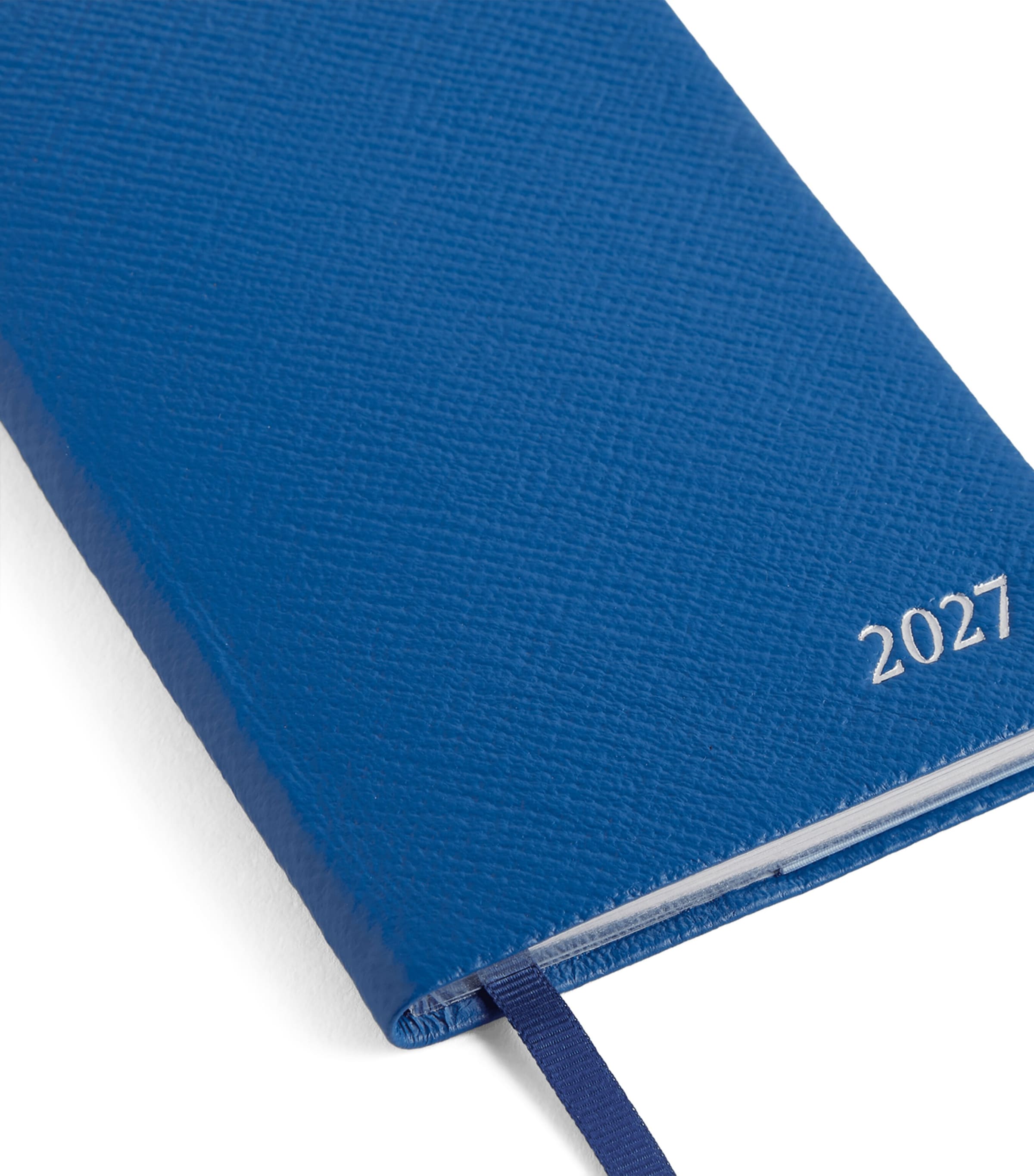 Smythson Leather Panama Weekly Diary 2027 Cerulean Image 5