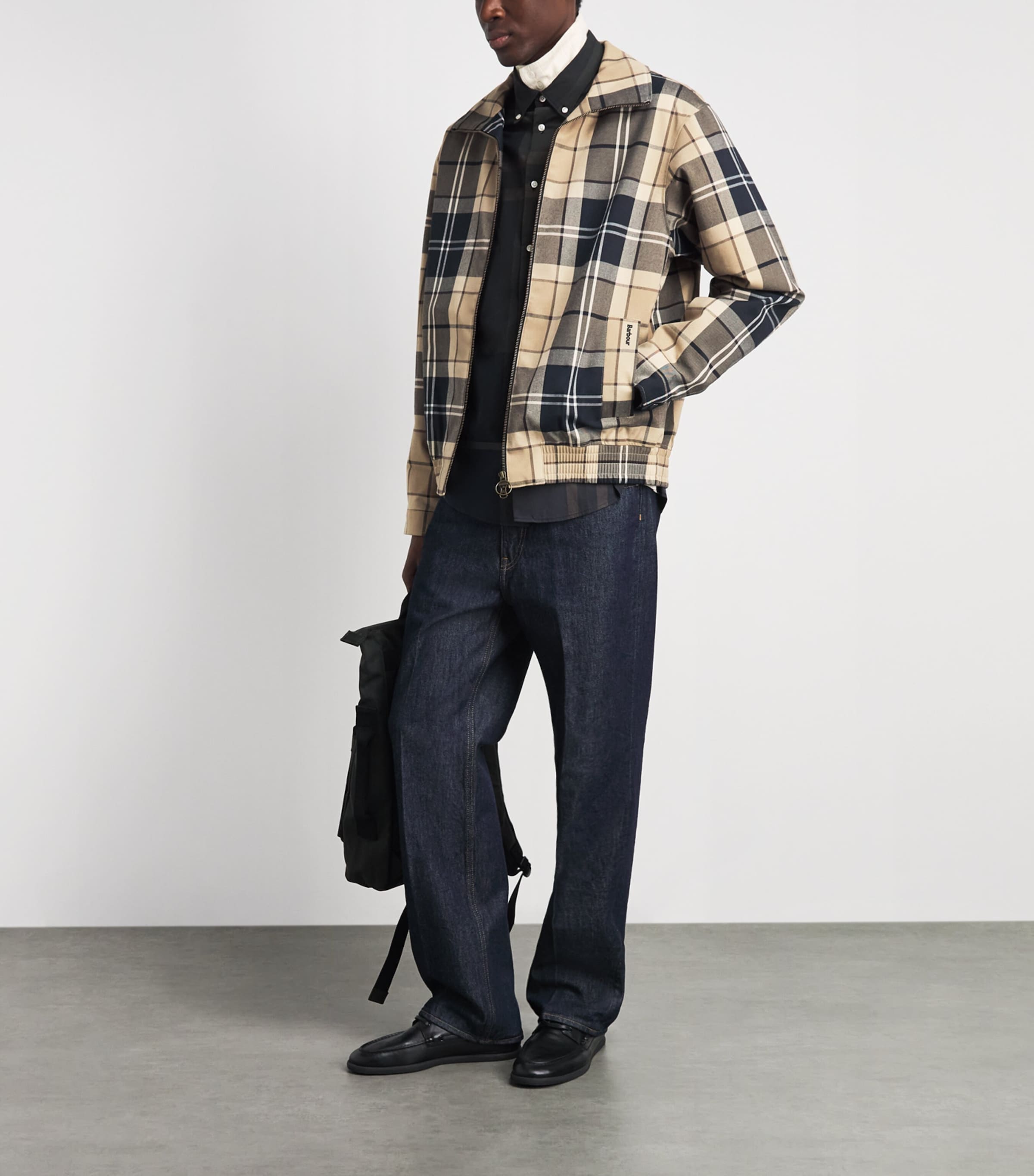 Barbour Mens Showerproof Tartan Jacket Birchwood Dress Trtn Image 2