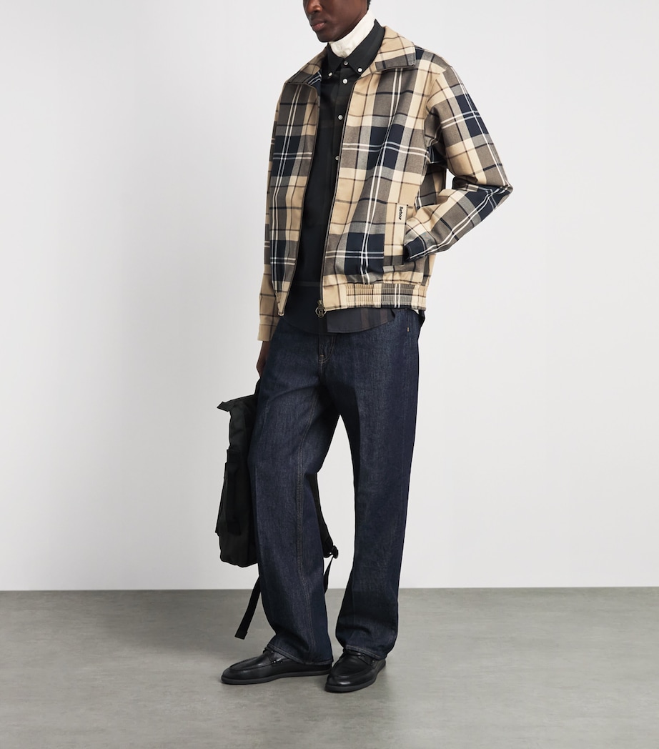 Barbour Mens Showerproof Tartan Jacket Birchwood Dress Trtn Image 2