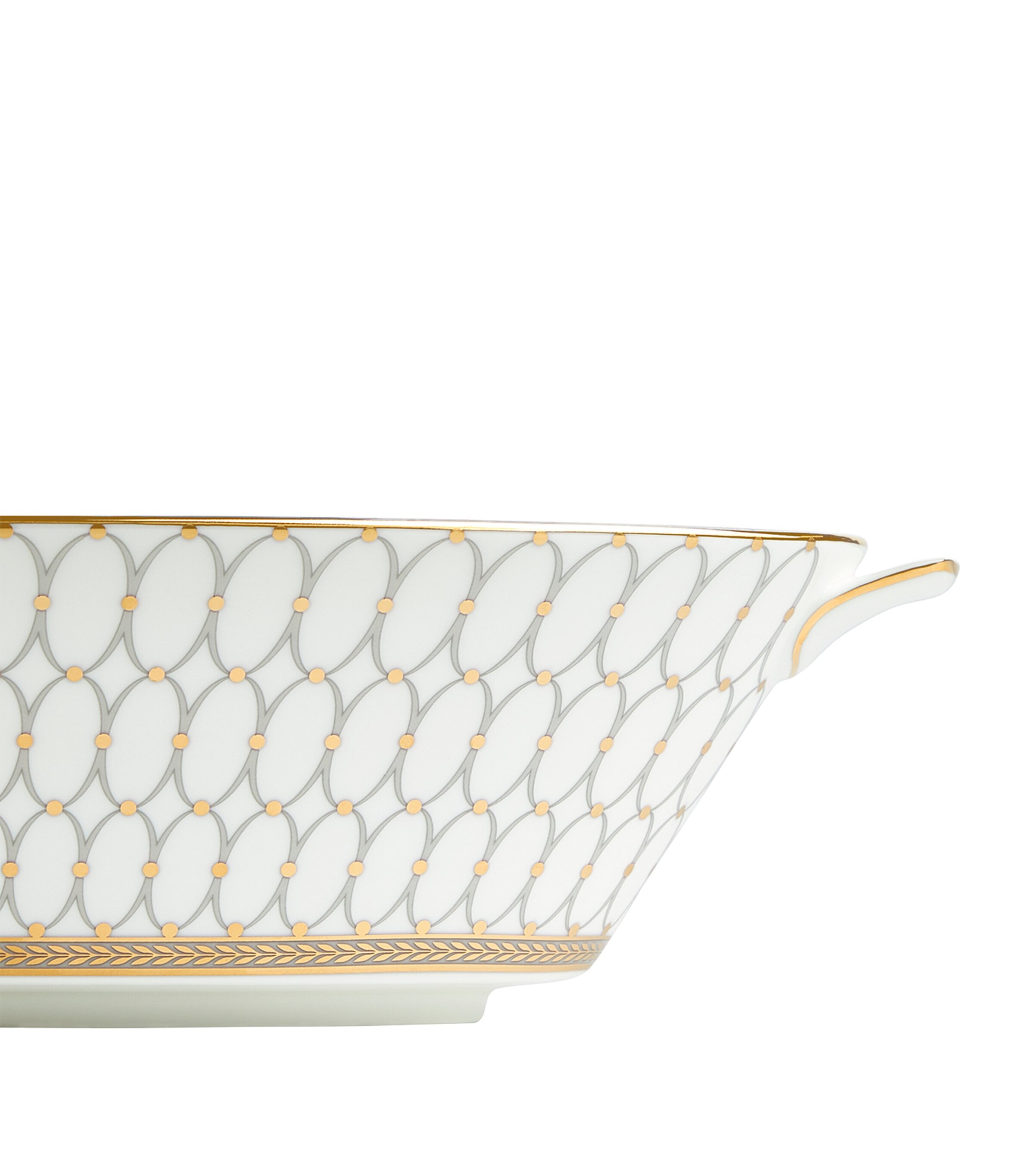 Renaissance Grey Oval Serving Bowl (34cm) GREY Image 2