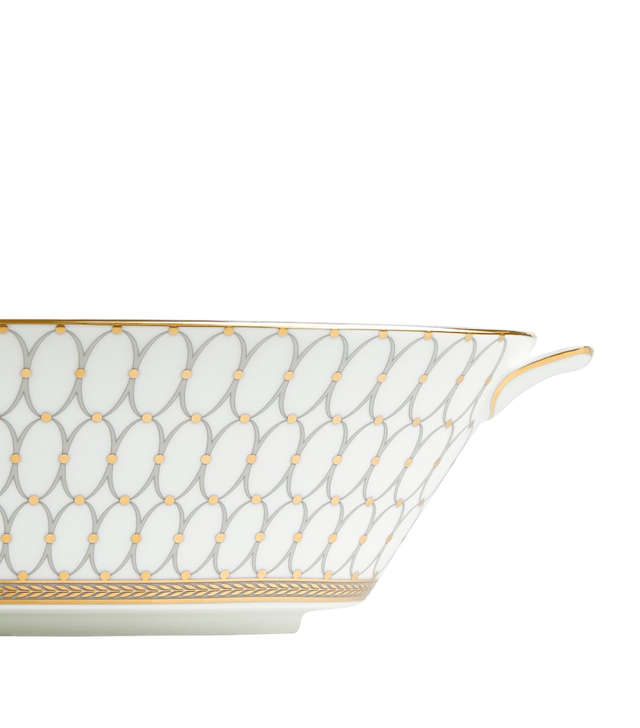 Renaissance Grey Oval Serving Bowl (34cm) GREY Image 2