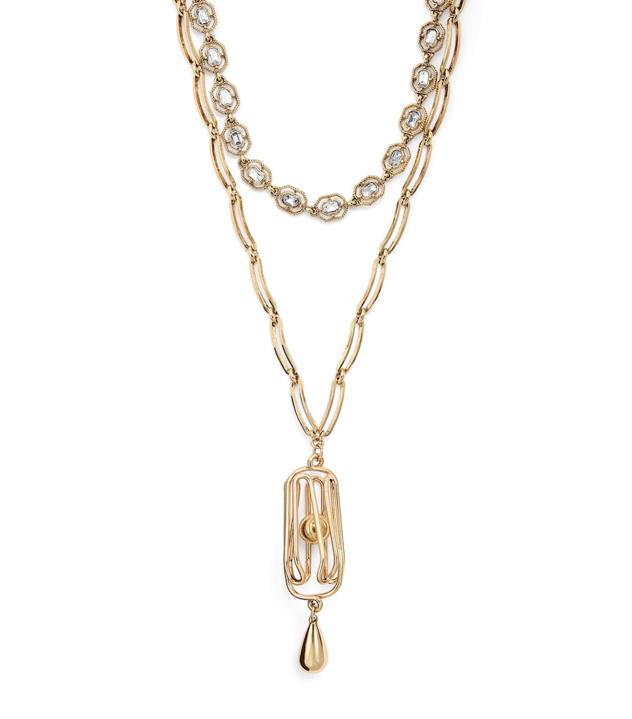 Double-Strand Necklace GOLD Image 1