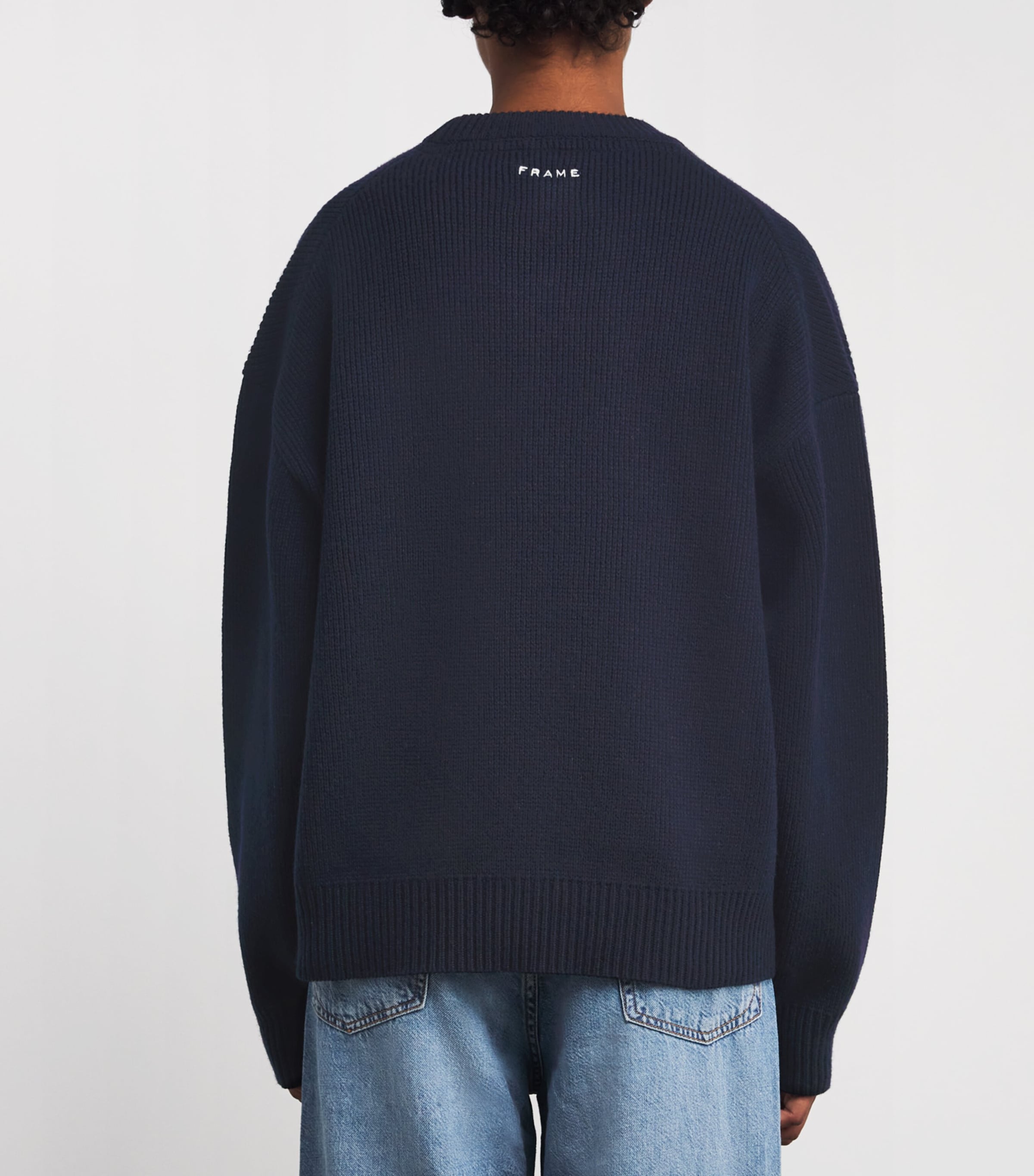 x Sotheby's Cashmere Sweater NAVY Image 4
