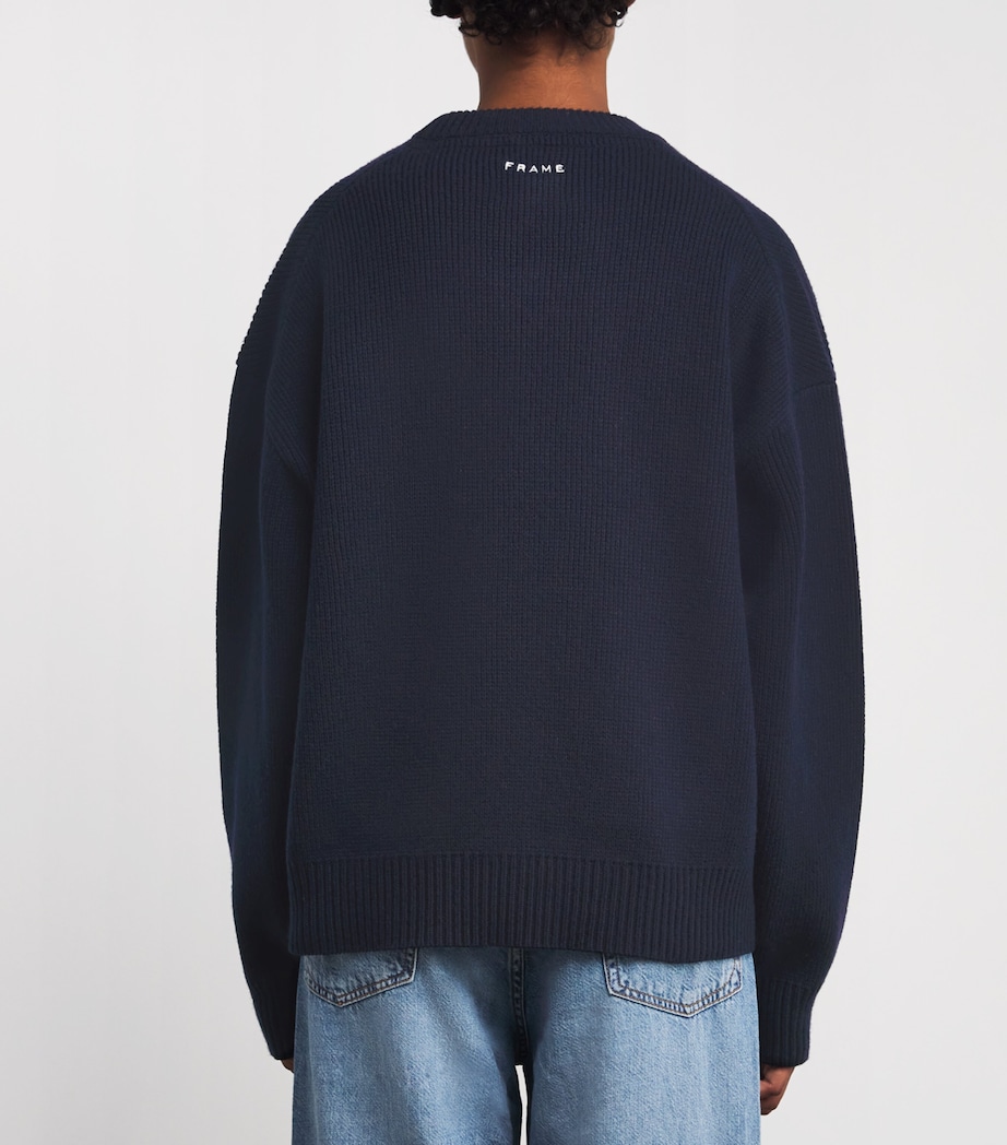 x Sotheby's Cashmere Sweater NAVY Image 4