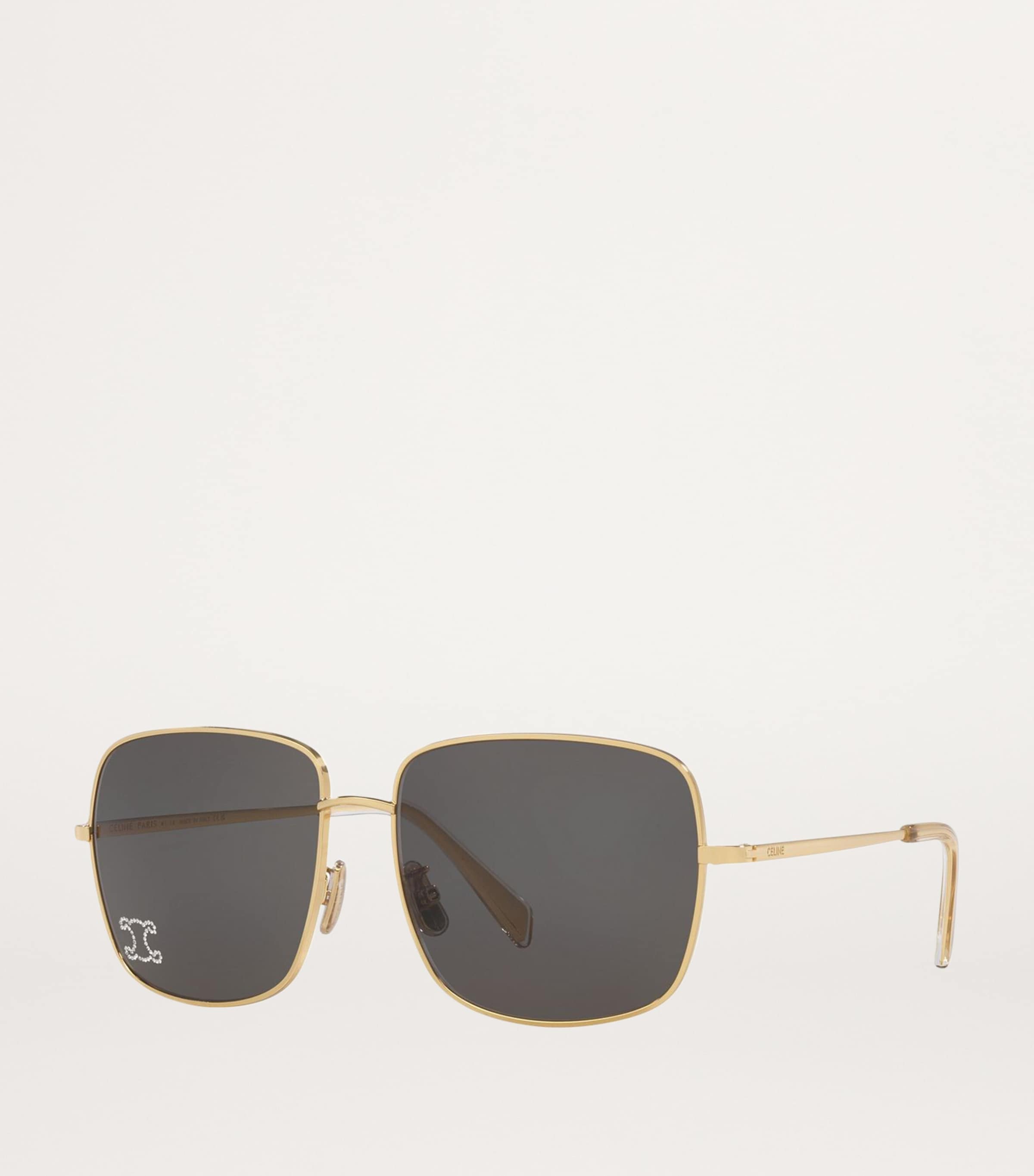 Celine Rhinestone Triomphe Sunglasses Image 2