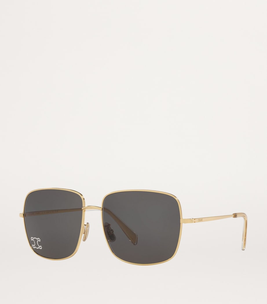Celine Rhinestone Triomphe Sunglasses Image 2