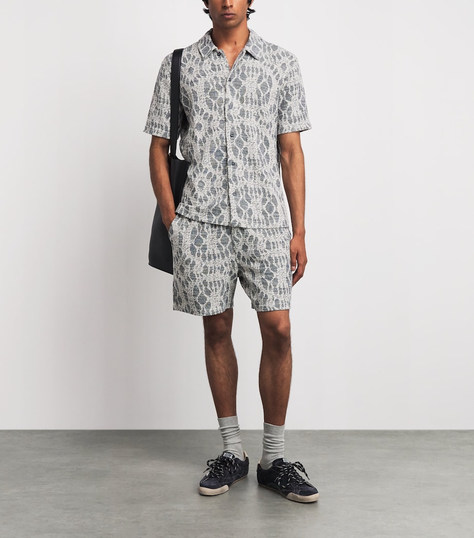 Samsøe Samsøe Mens Sakvist Short-Sleeve Shirt Salute Symmetry Image 2
