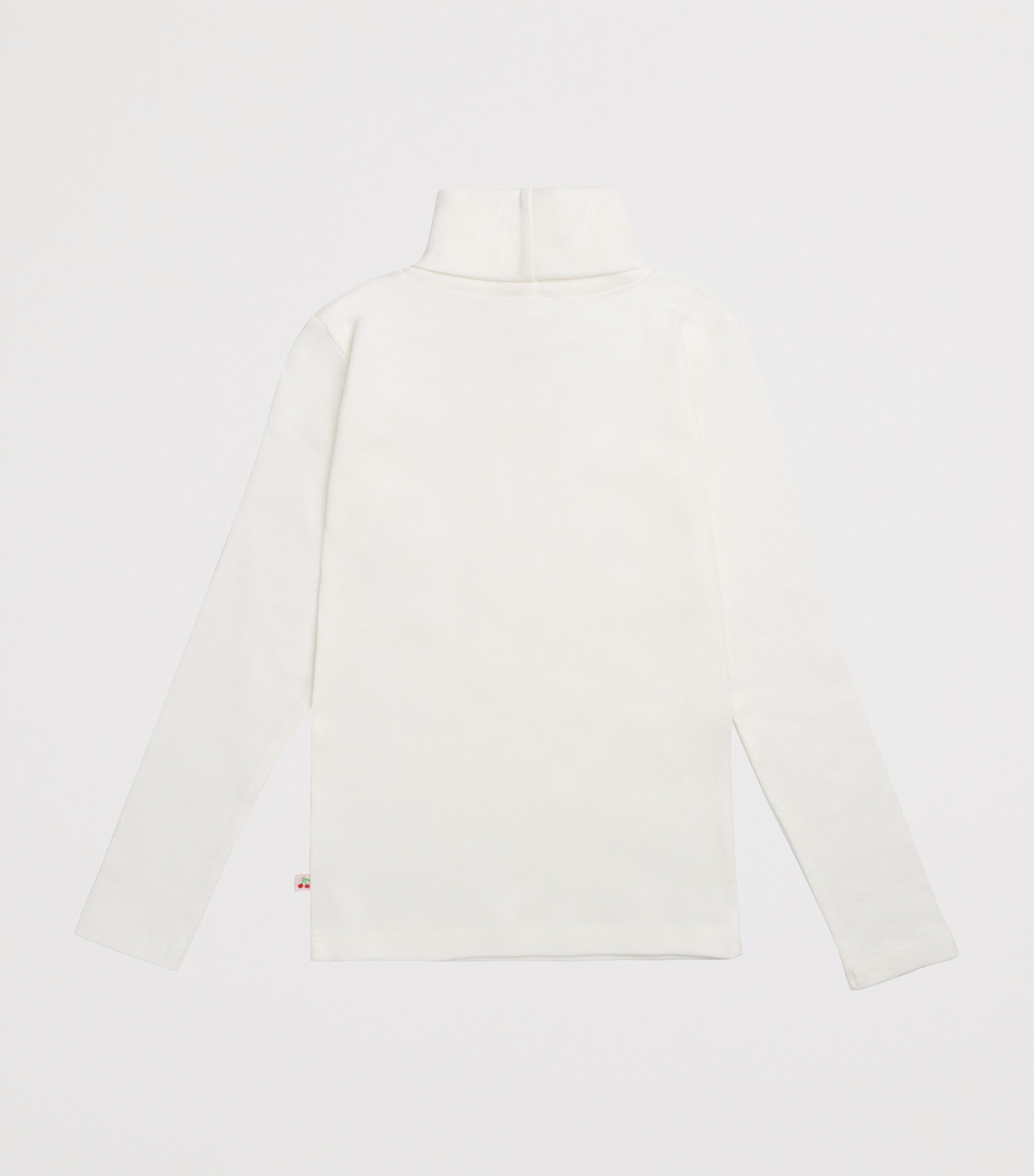 Bonpoint Organic Cotton Rollneck Sweater (14 Years) Blanc Lait Image 2