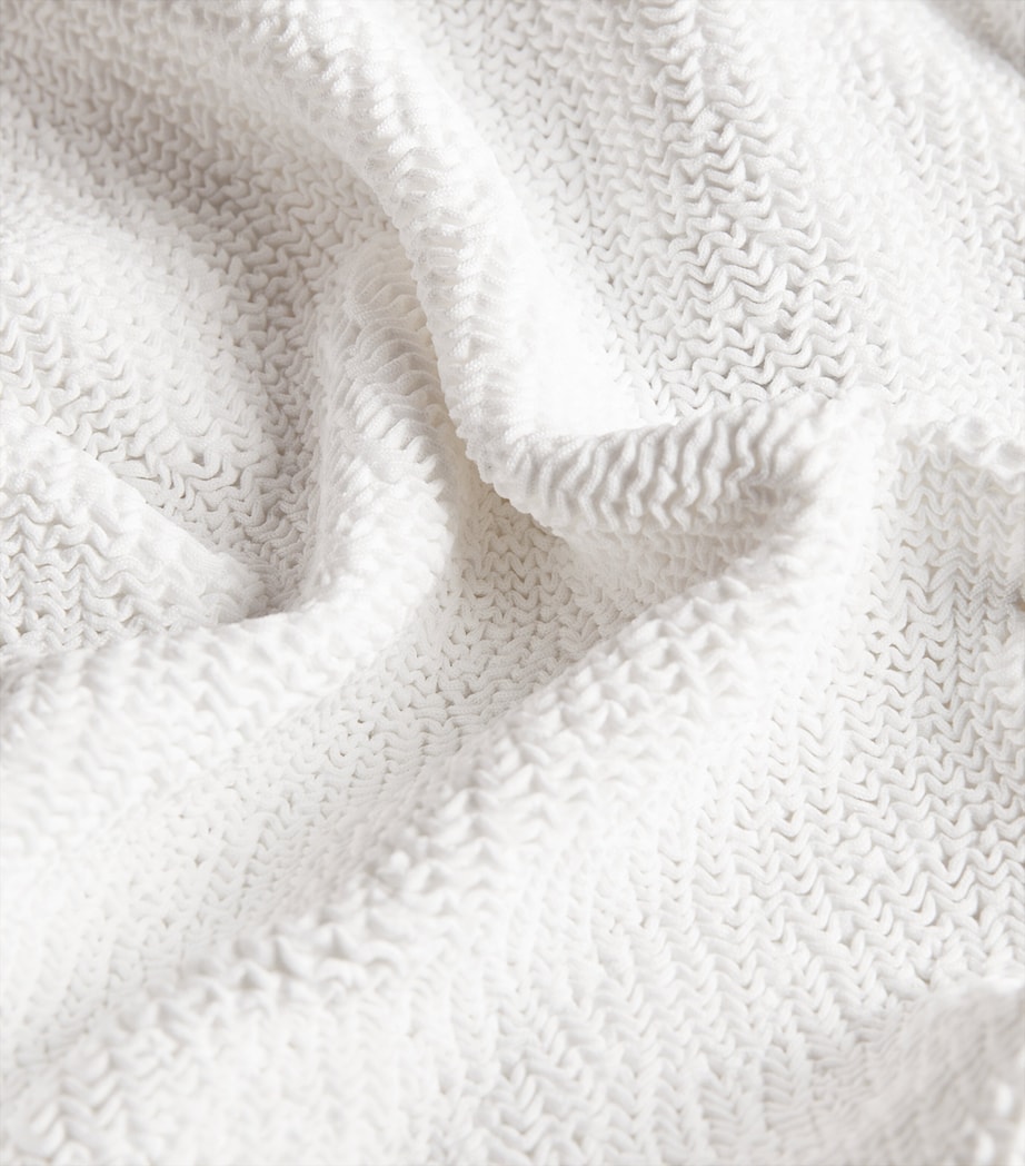 Square-Neck Swimsuit WHITE Image 4