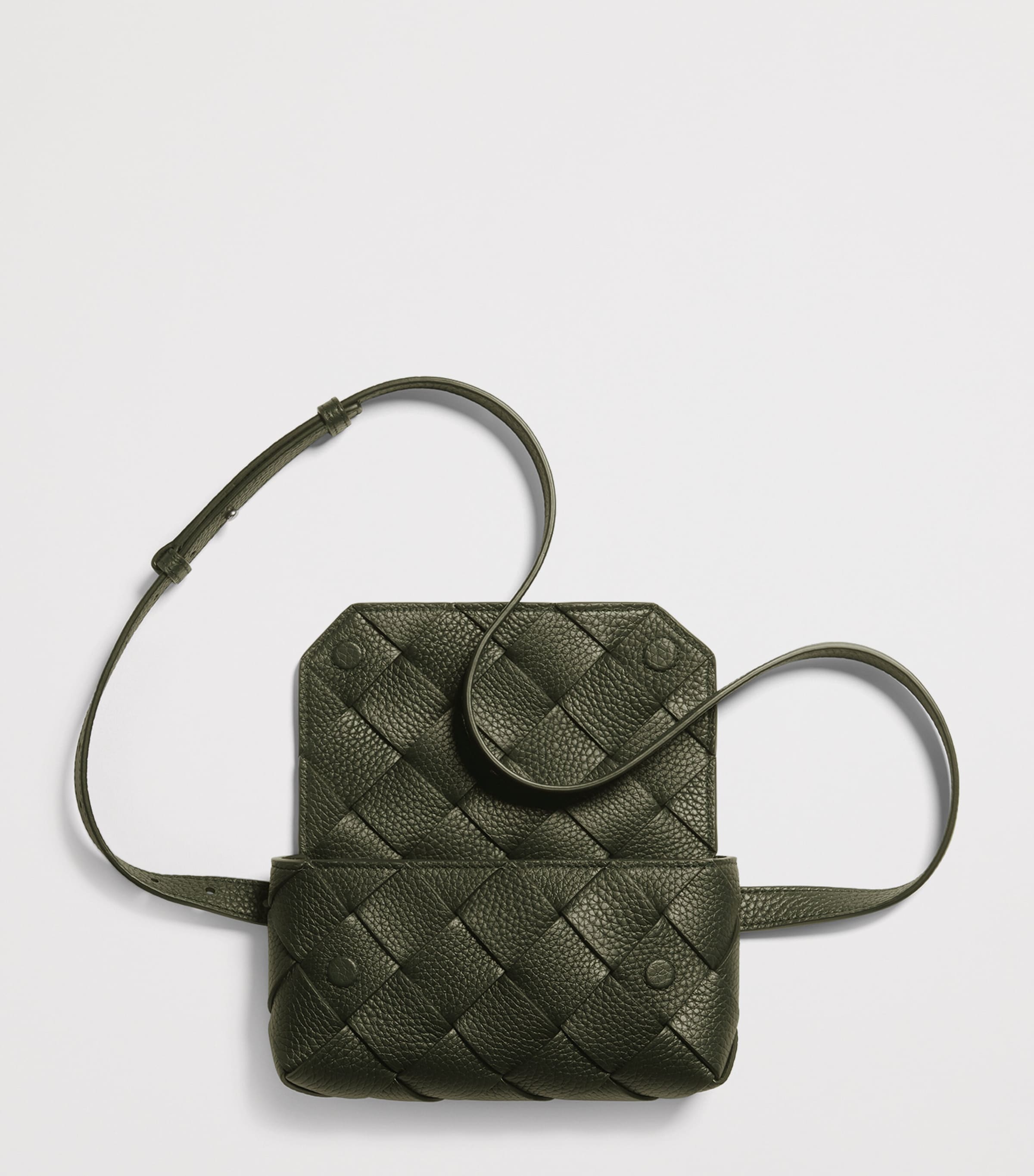 Bottega Veneta Leather Diago Belt Bag Image 3