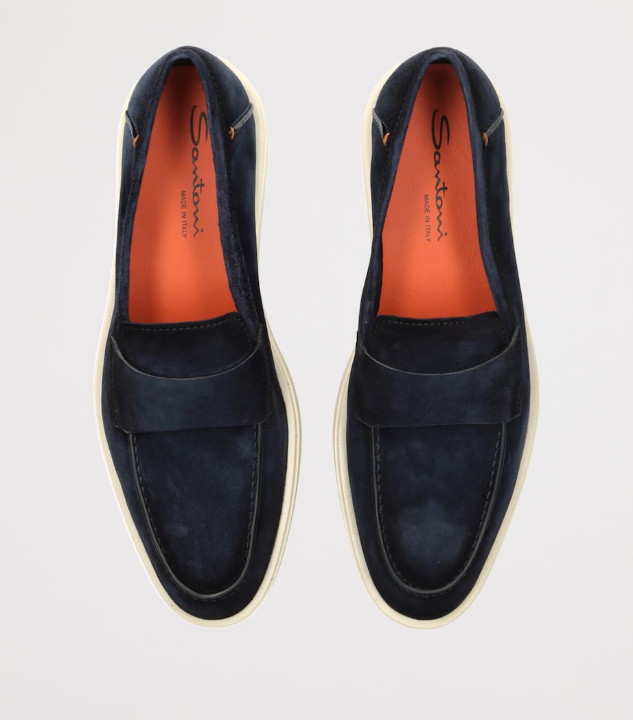 Suede Revolve Loafers NAVY Image 4