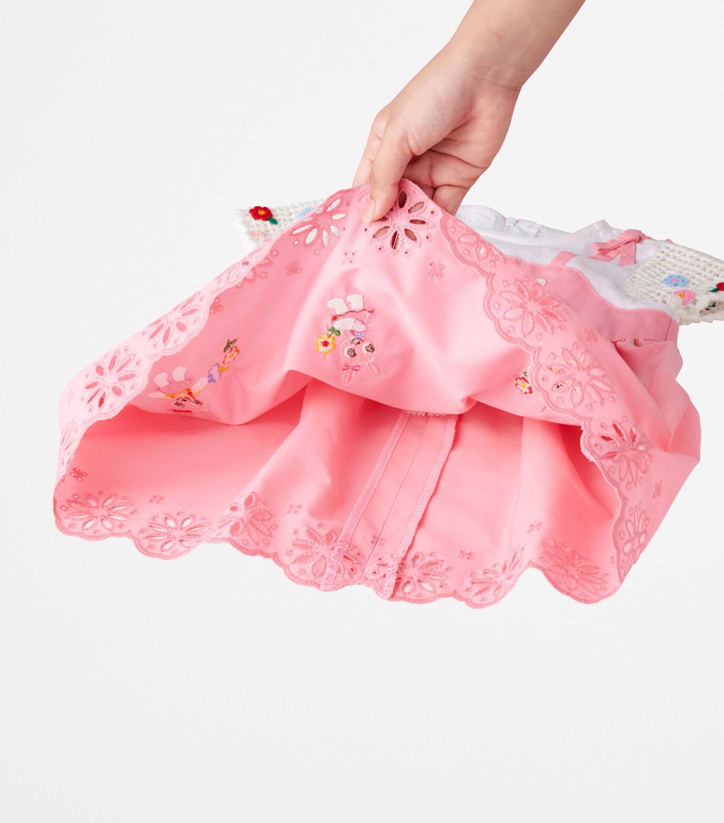 Cotton Embroidered Dress (2-7 Years) 8 Image 3