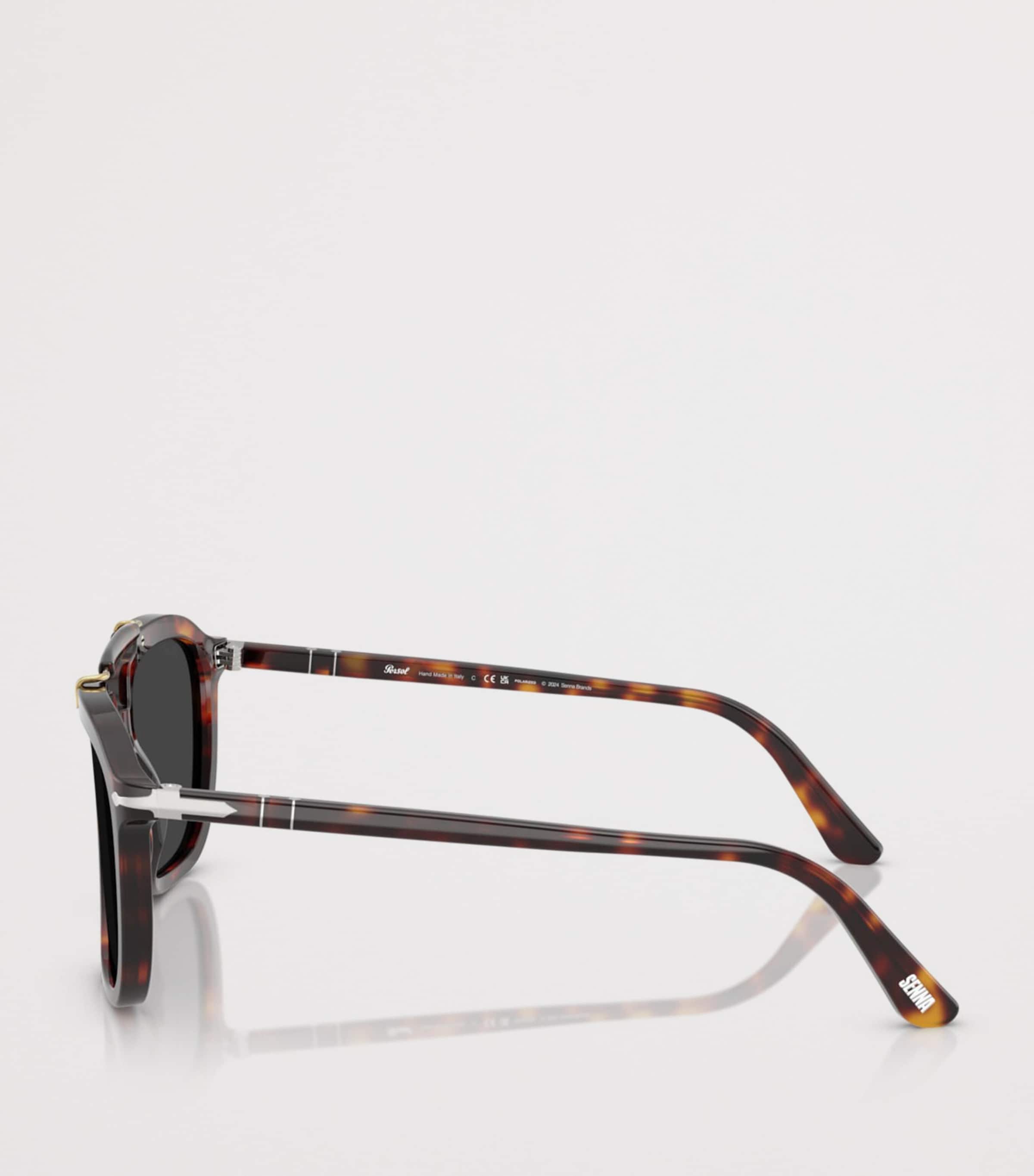 Persol Senna Series Square Sunglasses Brown Image 3