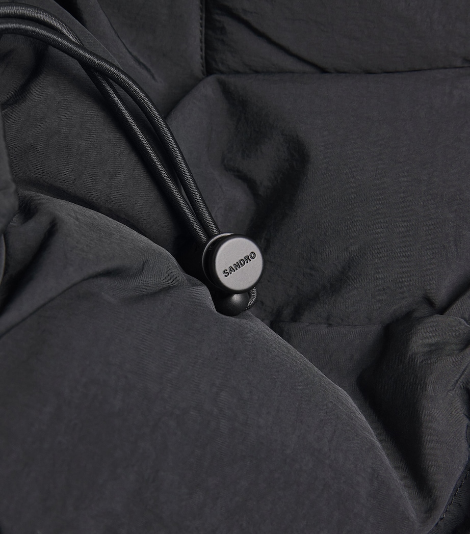 Padded Puffer Jacket BLACK Image 5