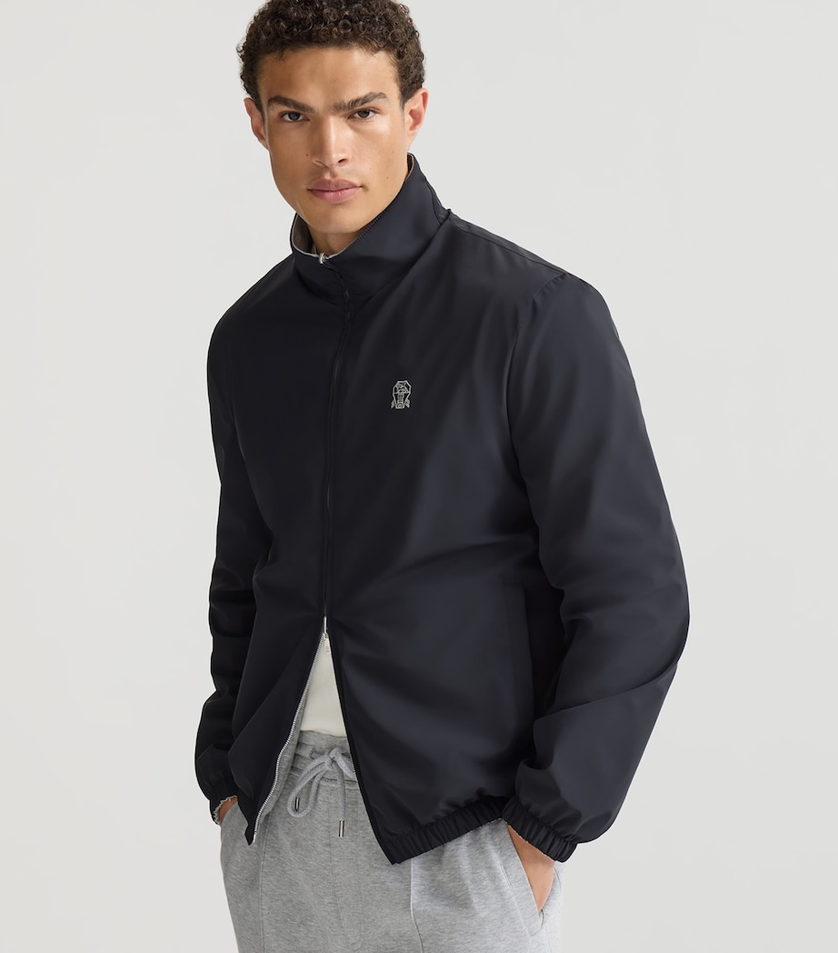 Brunello Cucinelli Mens Reversible Water-Resistant Jacket Image 4