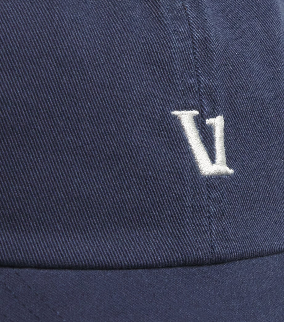 Cotton Dad Hat Baseball Cap NVY-NAVY Image 4