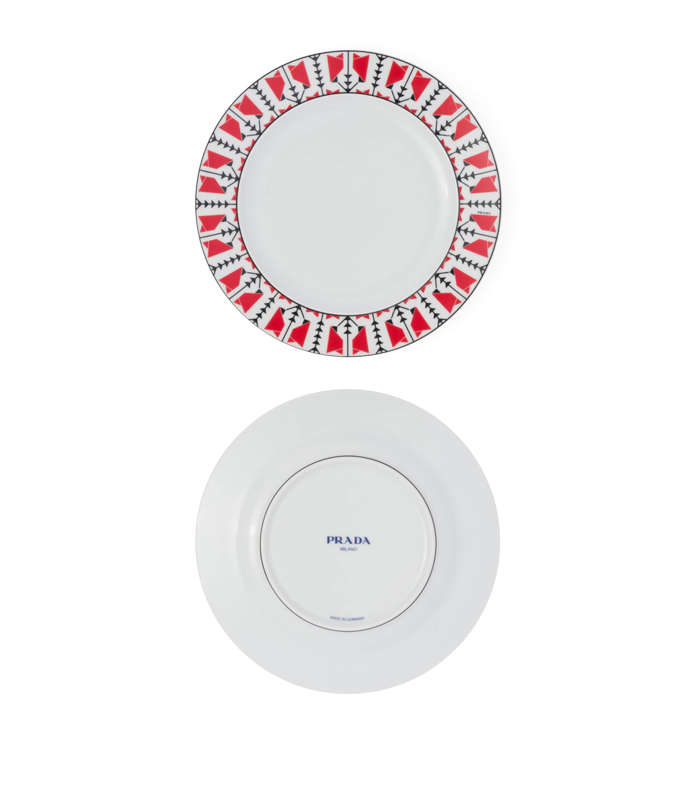 Set of 2 Vienna Arrows Dessert Plates (22cm) F0DW8 Image 2