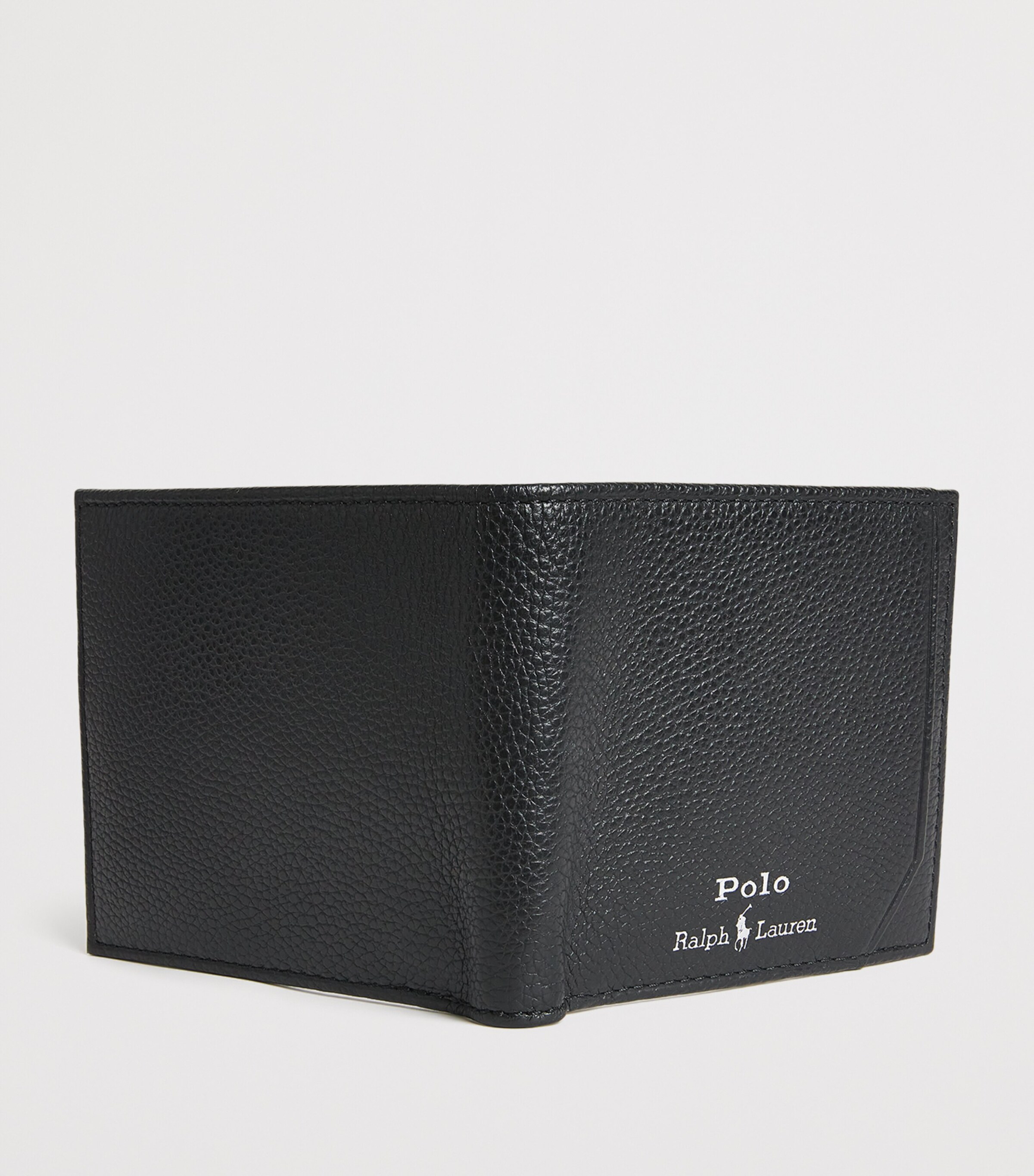 Polo Ralph Lauren Black Leather Bifold Wallet | Harrods US