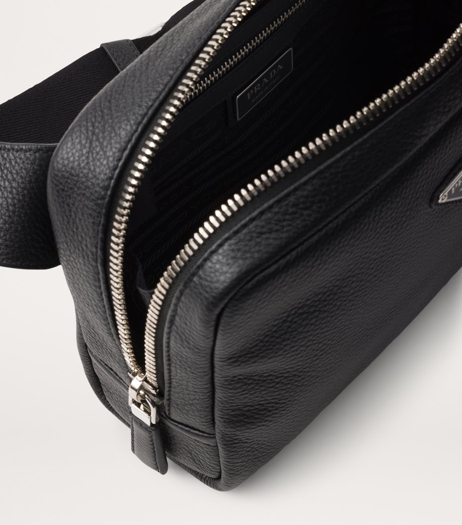 Prada Leather Charm-Detail Cross-Body Bag Image 4