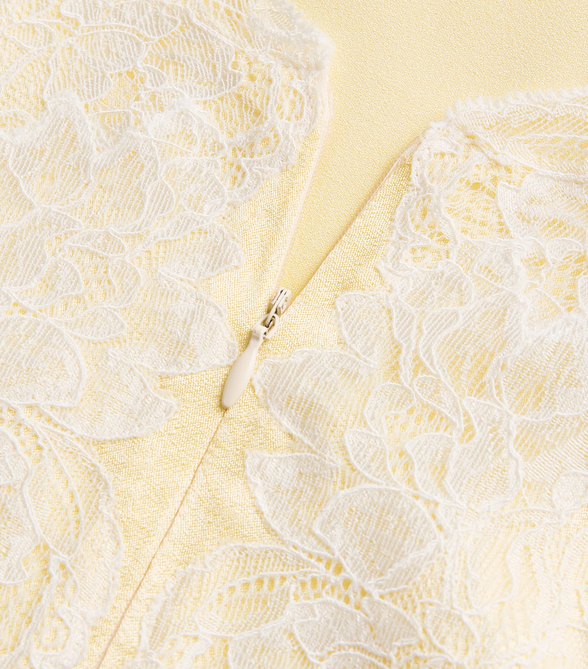 Satin Adelaide Kaftan BUTTER YELLOW Image 5