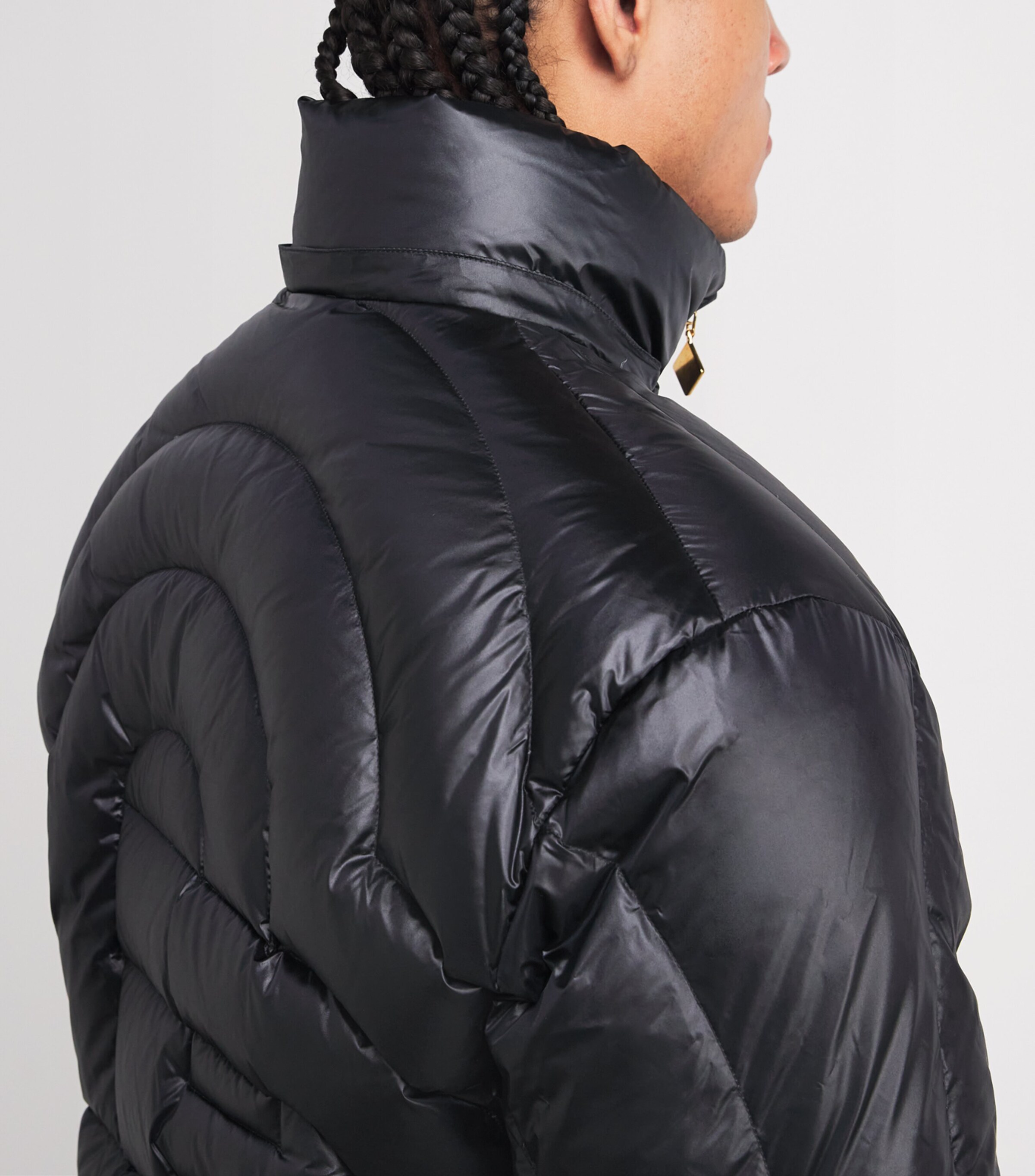 Down Monogram Puffer Jacket BLACK Image 6