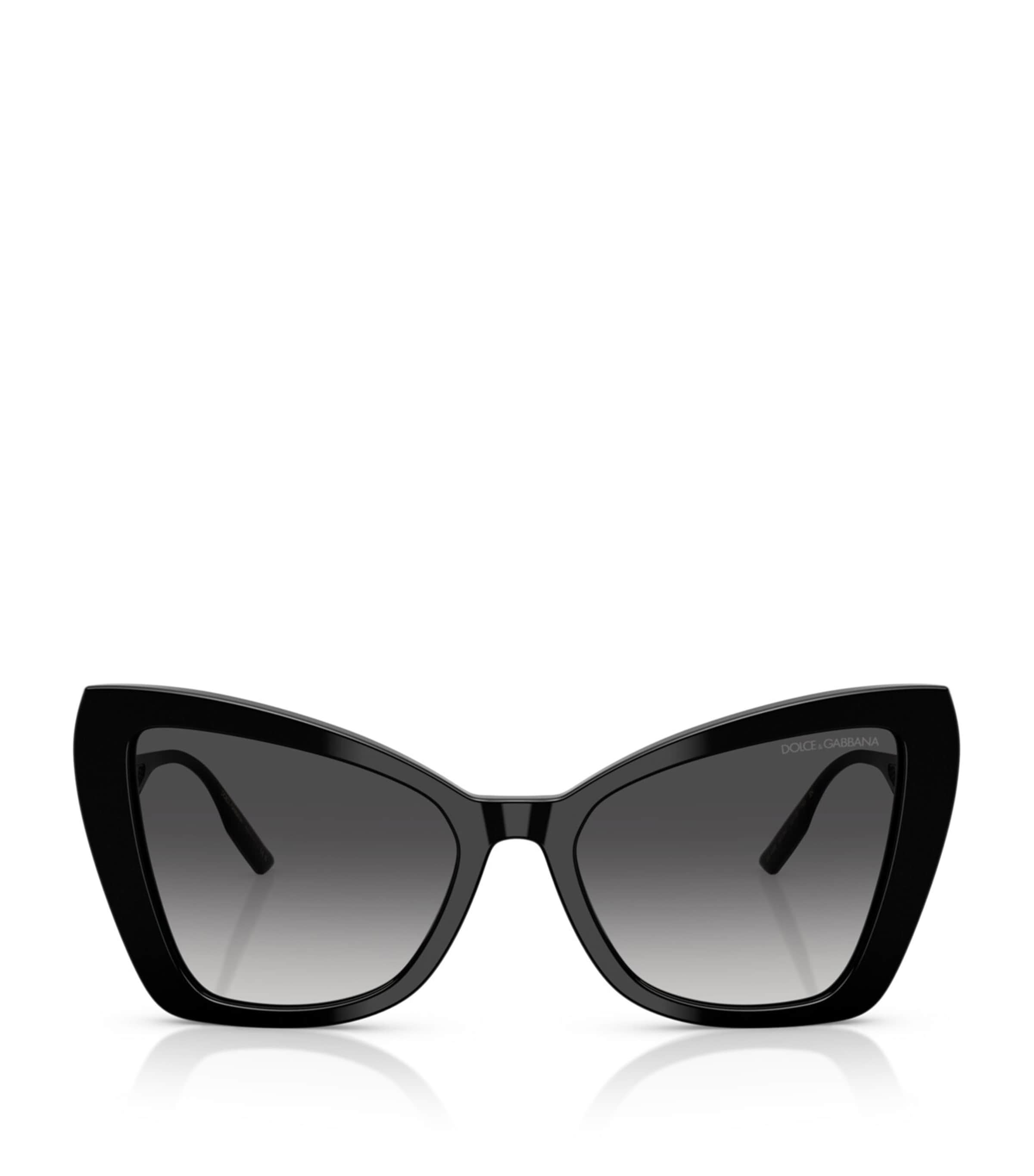 Dolce & Gabbana Acetate Gradient Sunglasses In Black
