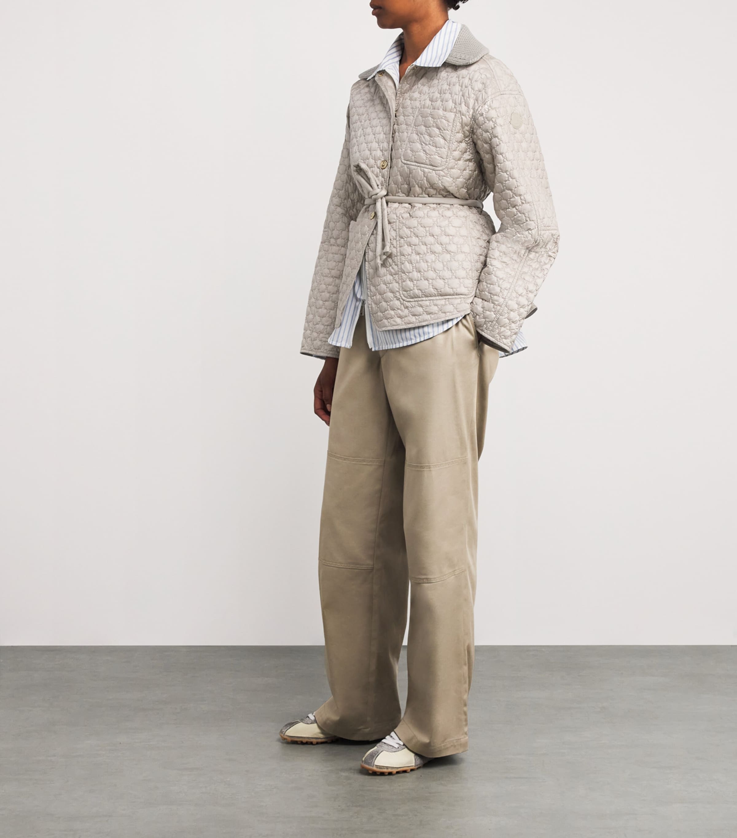 Down Water-Repellent Belted Raray Jacket 268 Image 2