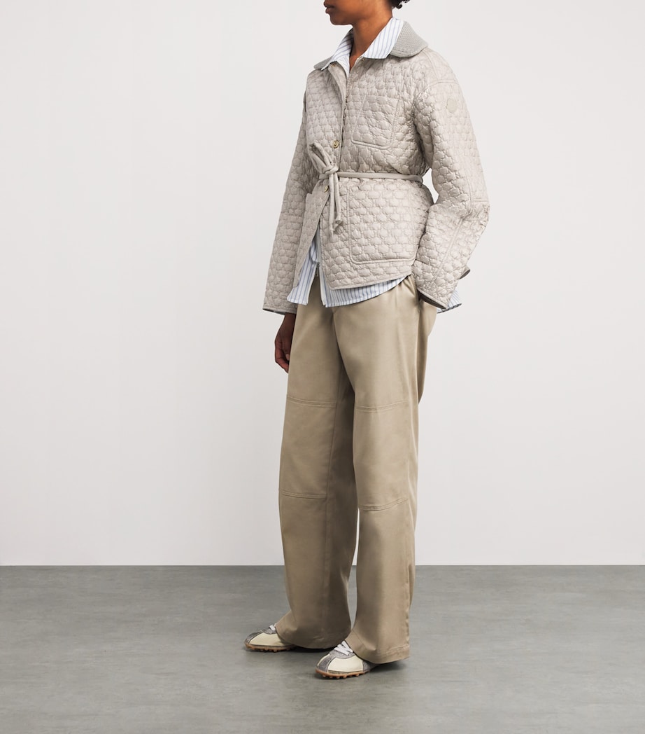 Down Water-Repellent Belted Raray Jacket 268 Image 2