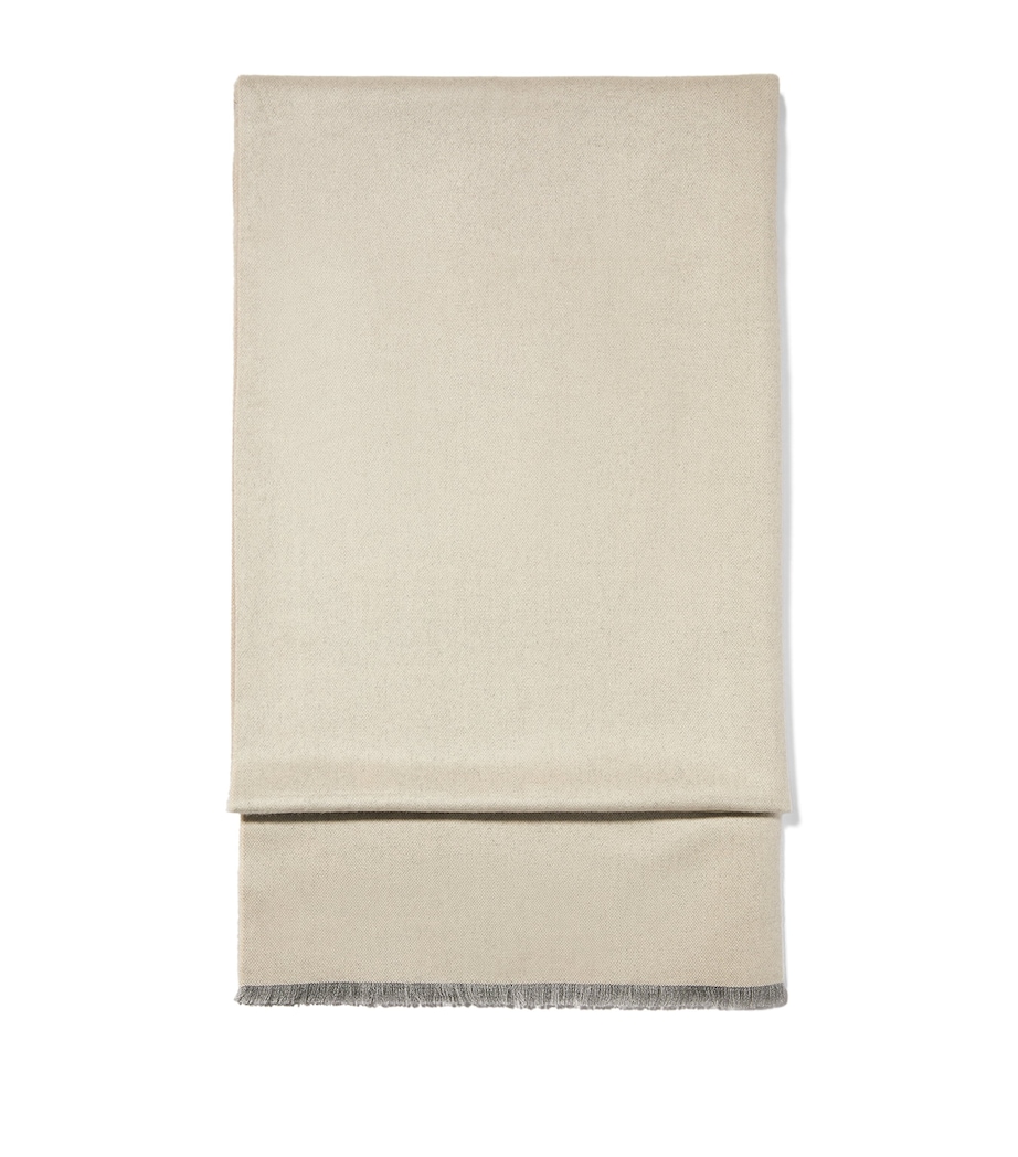MAX&Co. Reversible Colour Block Scarf Beige Image 1