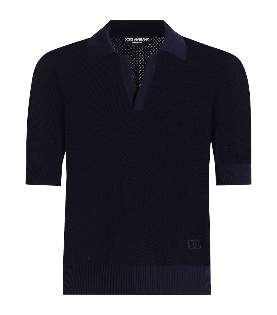 Cotton Polo Shirt B3681-VERY DARK Image 1