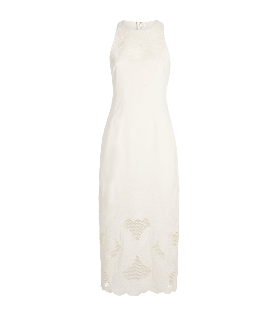 veronica beard white linen dress Veronica Beard, Devlin cotton-blend twill minidress, Women, White, US 8, Dresses